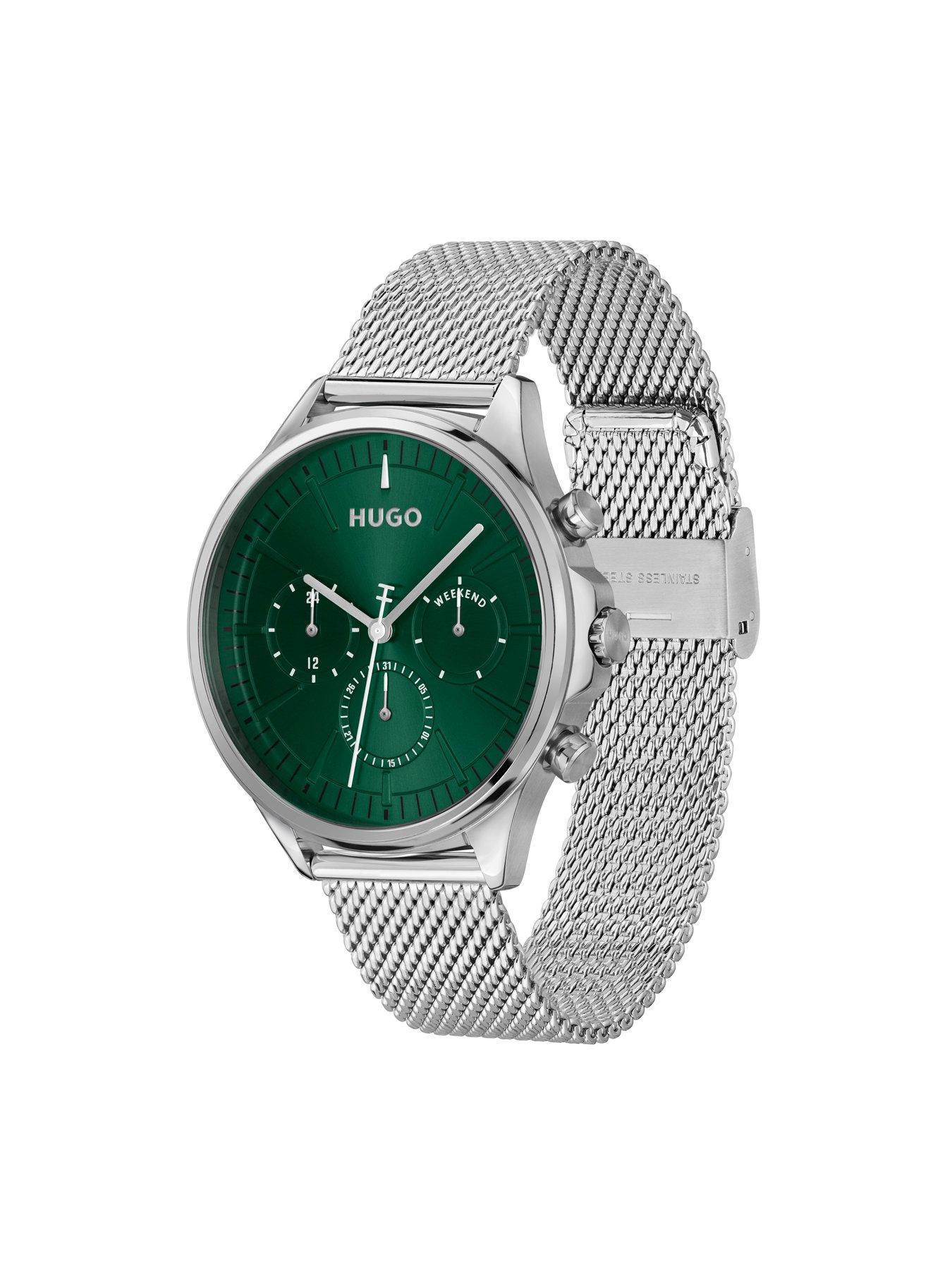 Image 3 of 4 of HUGO #Smash Multi Men's Watch Green
