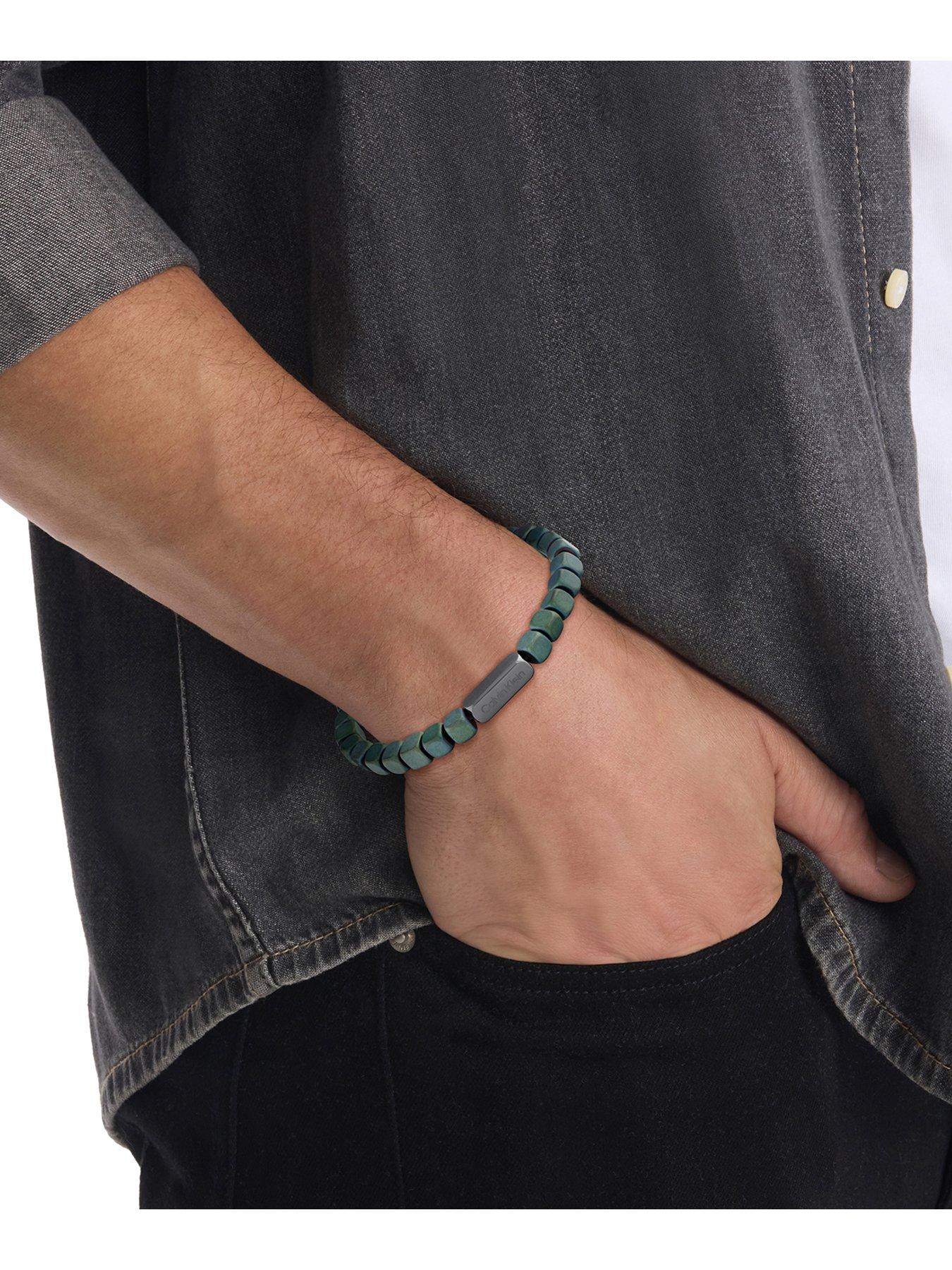 Image 3 of 4 of Calvin Klein Modern Square Men's Bracelet Grey