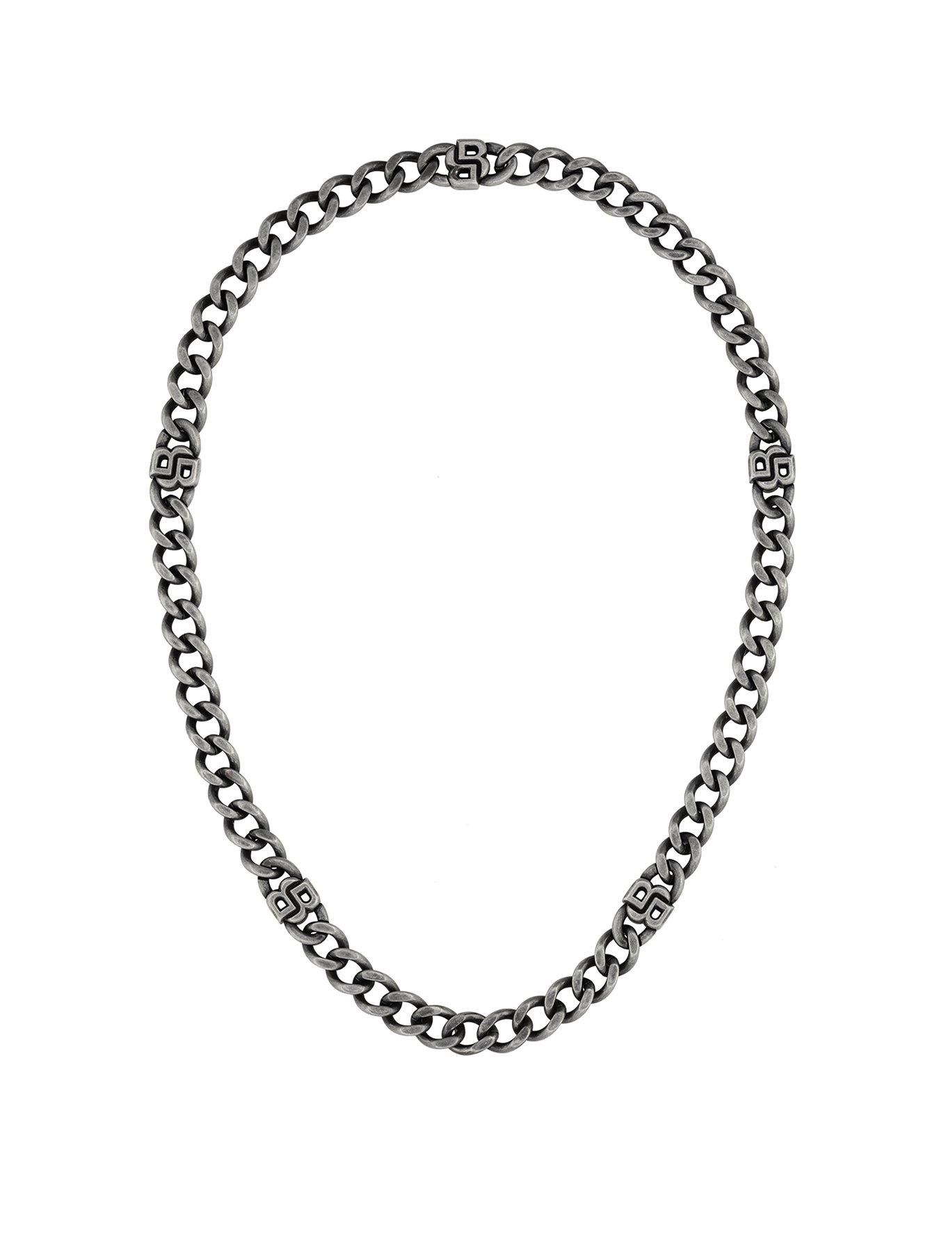 BOSS Double B Absolute Men's Necklace Black