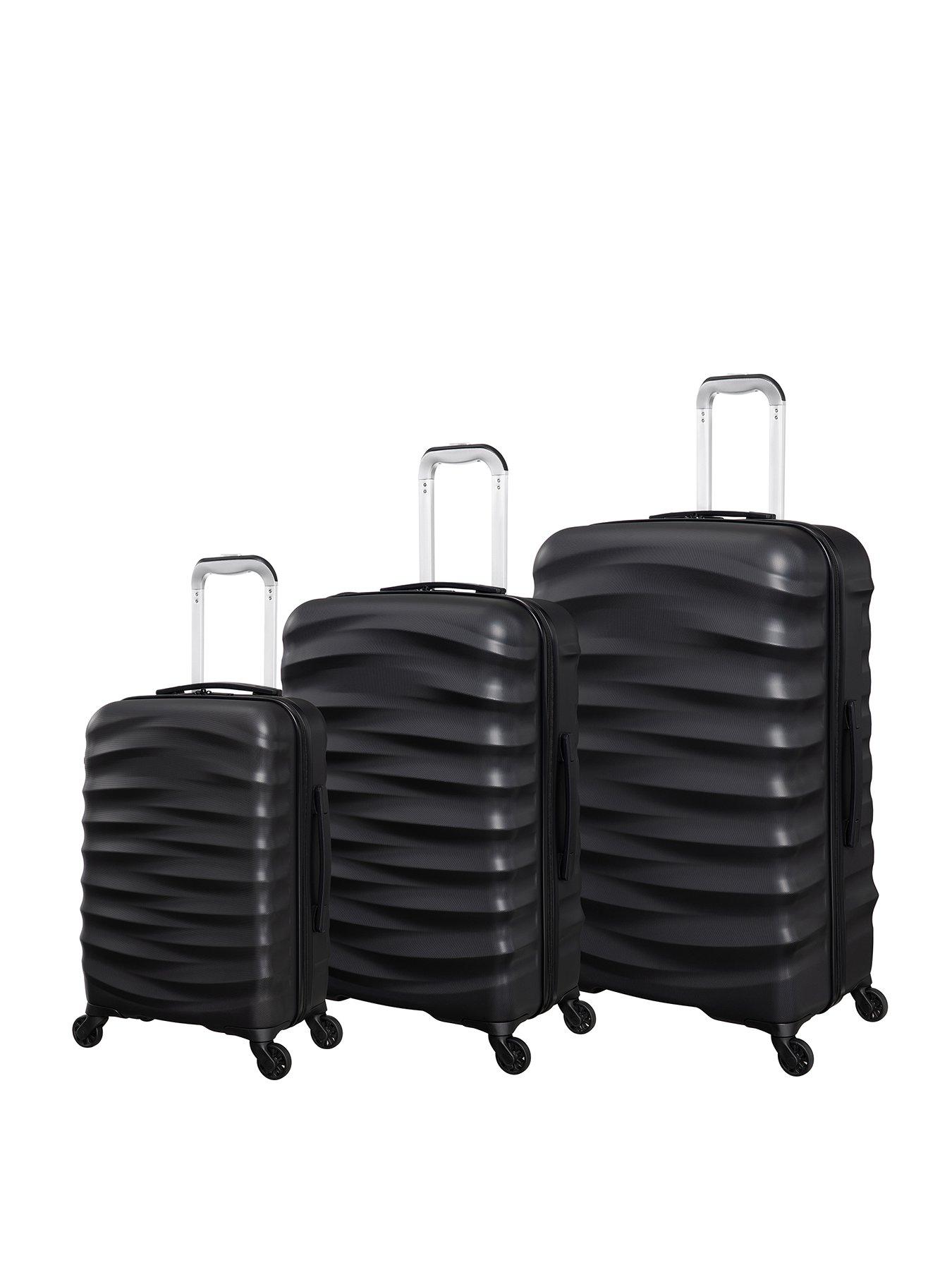 Image 2 of 7 of it Luggage Black Hardshell Suitcase - Large
