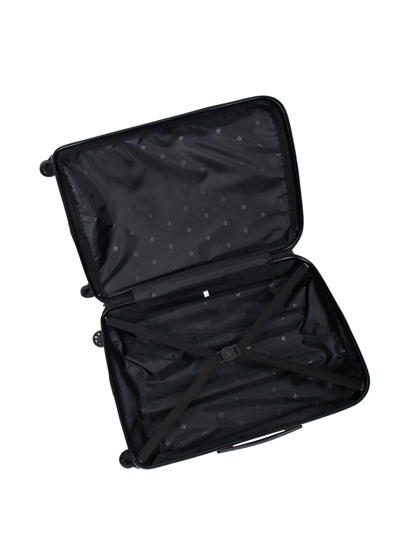 Image 4 of 7 of it Luggage Black Hardshell Suitcase - Large
