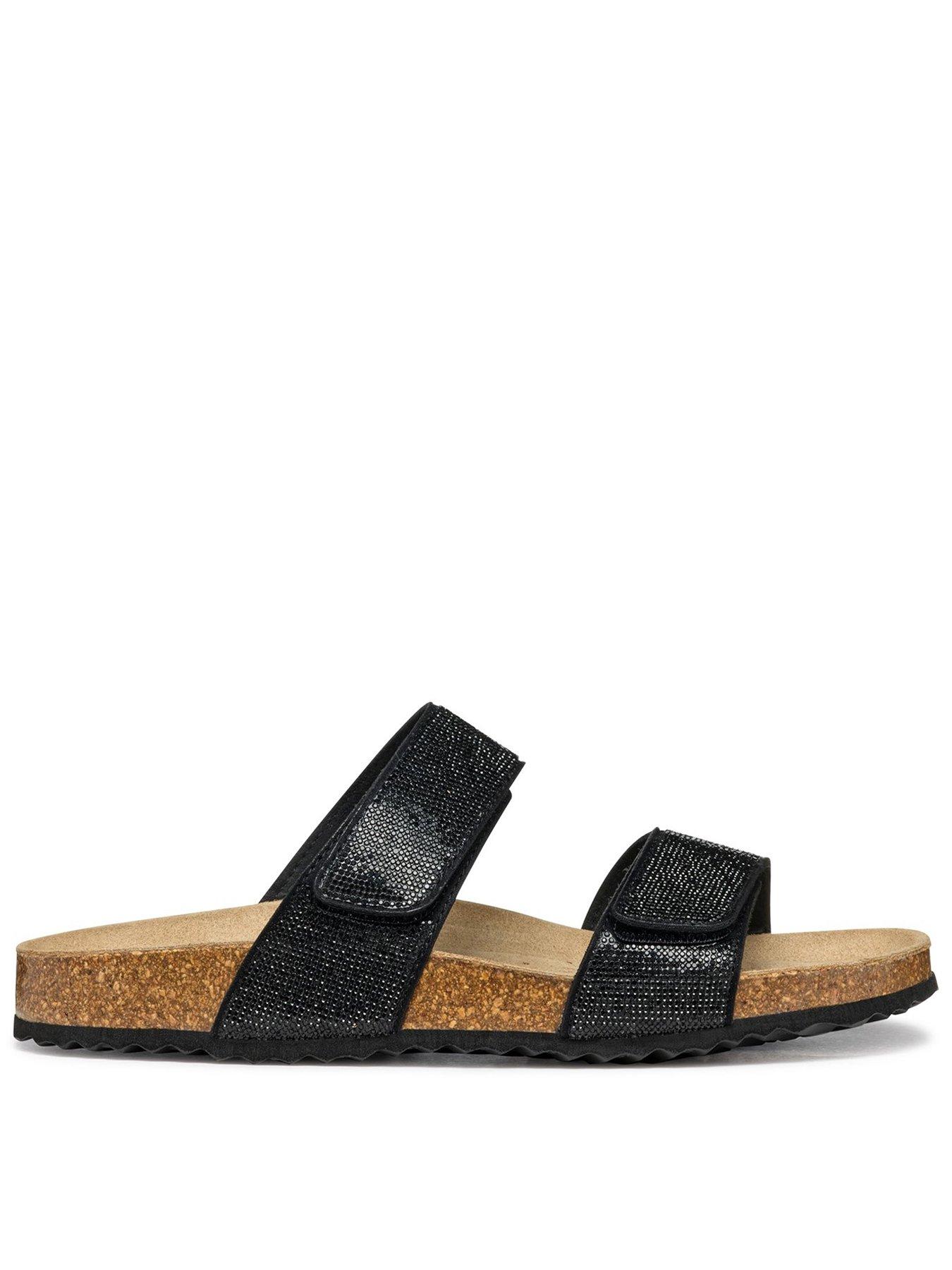 undefined Brionia R Double Strap Sandal - Black