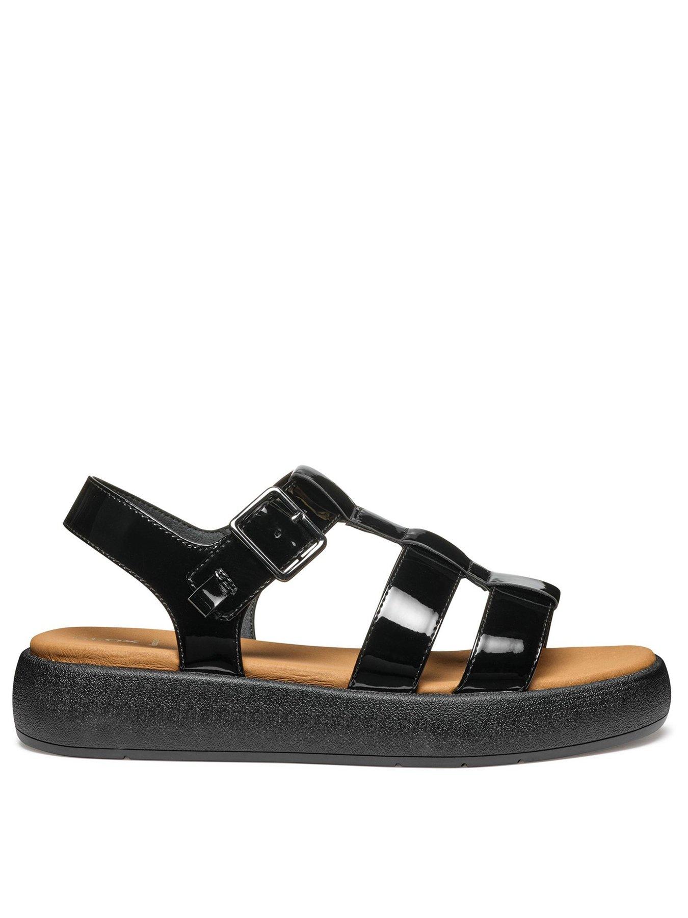 undefined Camalei Buckle Flatform Sandal - Black