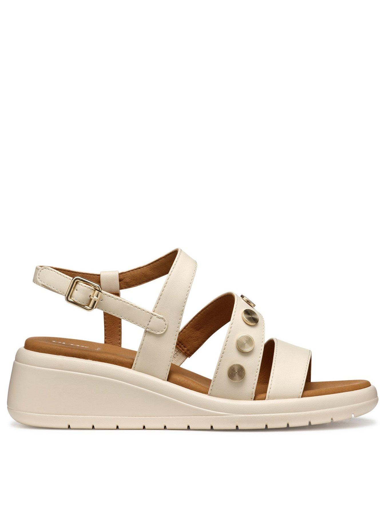 undefined Meliconia Wedge Sandal - Cream
