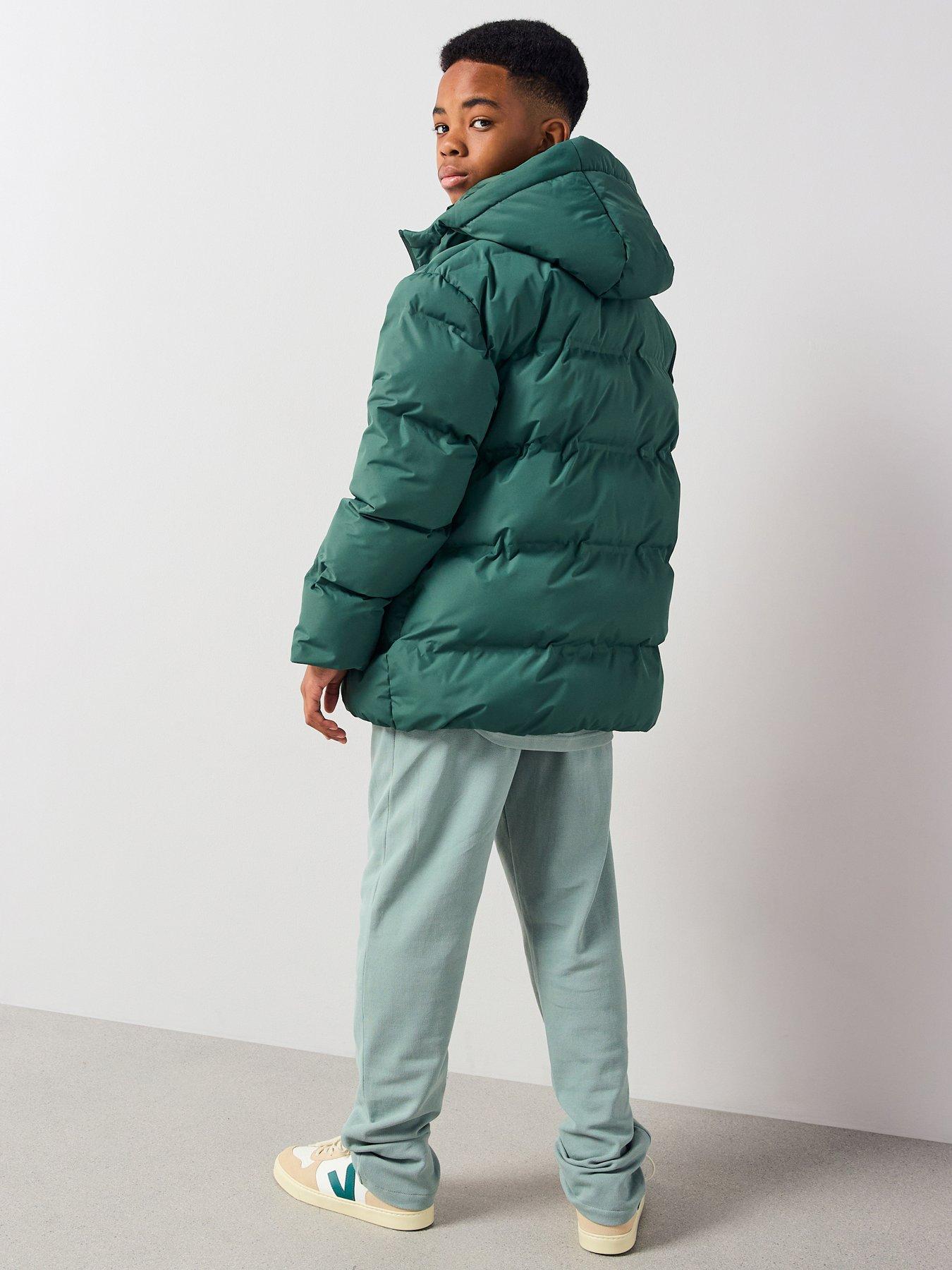 Image 2 of 6 of V by Very Boys Heavy Weight Padded Coat - Green