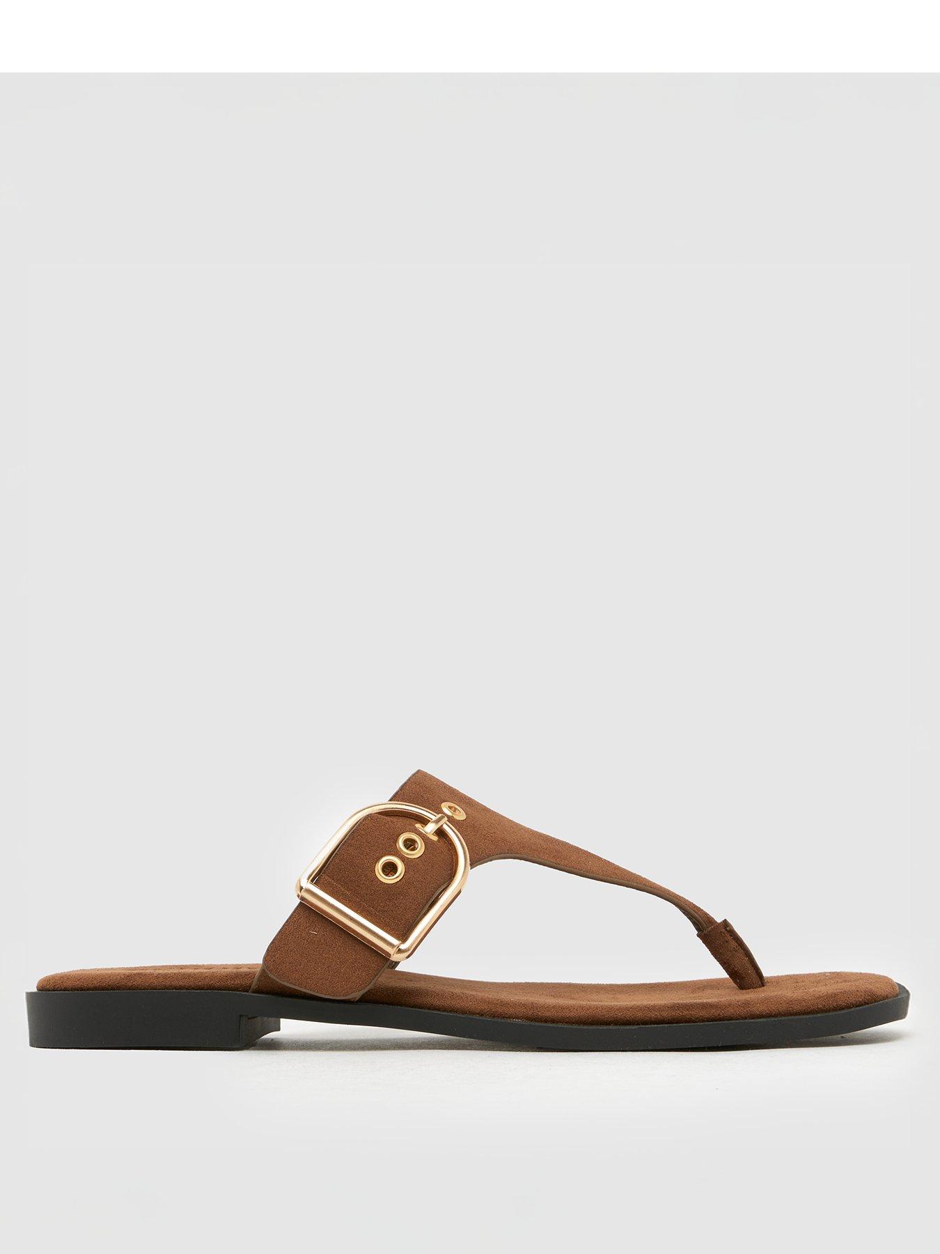 schuh-teena-toe-post-sandals-brown