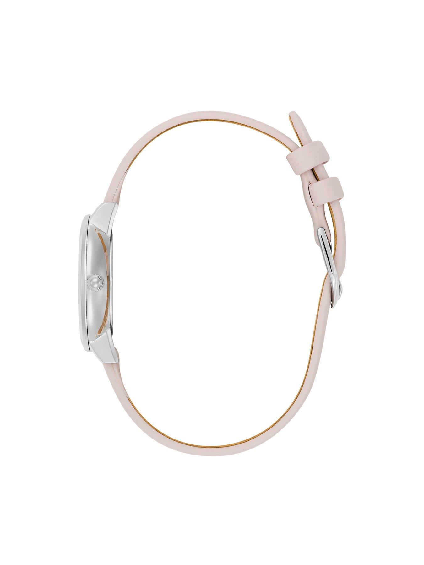Image 4 of 8 of Olivia Burton Ultra Slim Honeycomb Ladies watch Pink