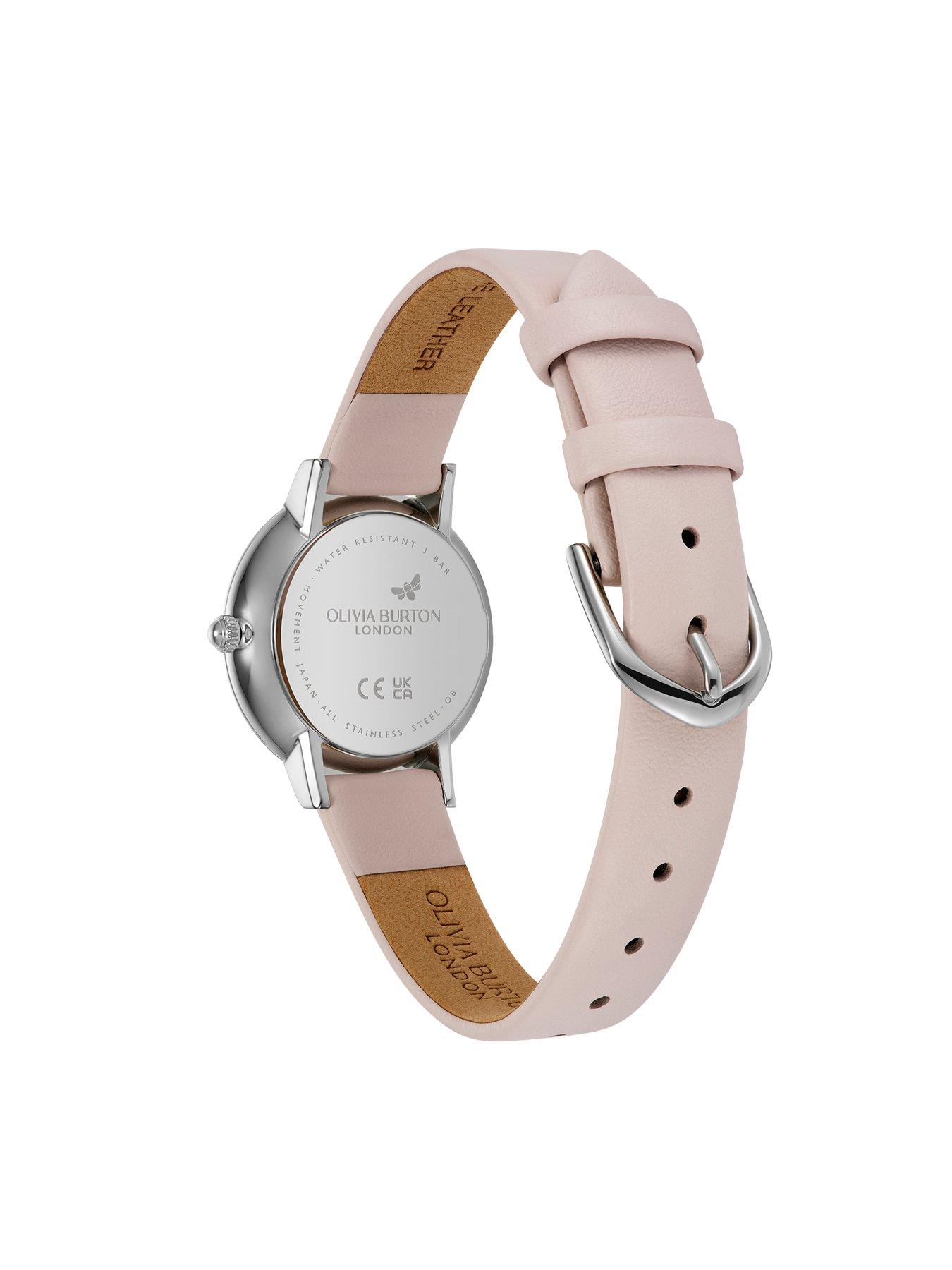 Image 5 of 8 of Olivia Burton Ultra Slim Honeycomb Ladies watch Pink
