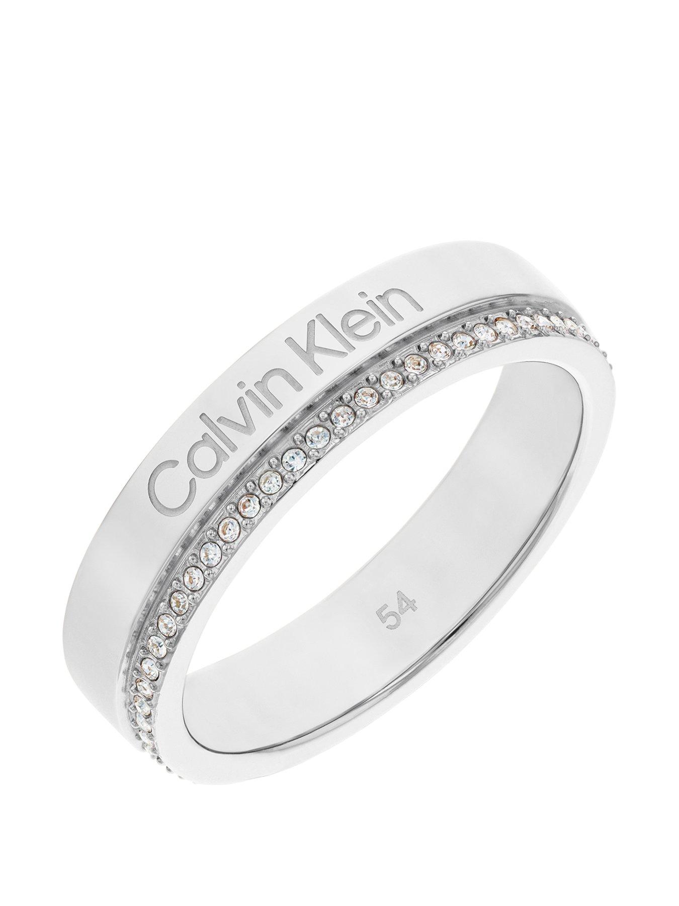 undefined Minimal Linear Ladies Ring Silver