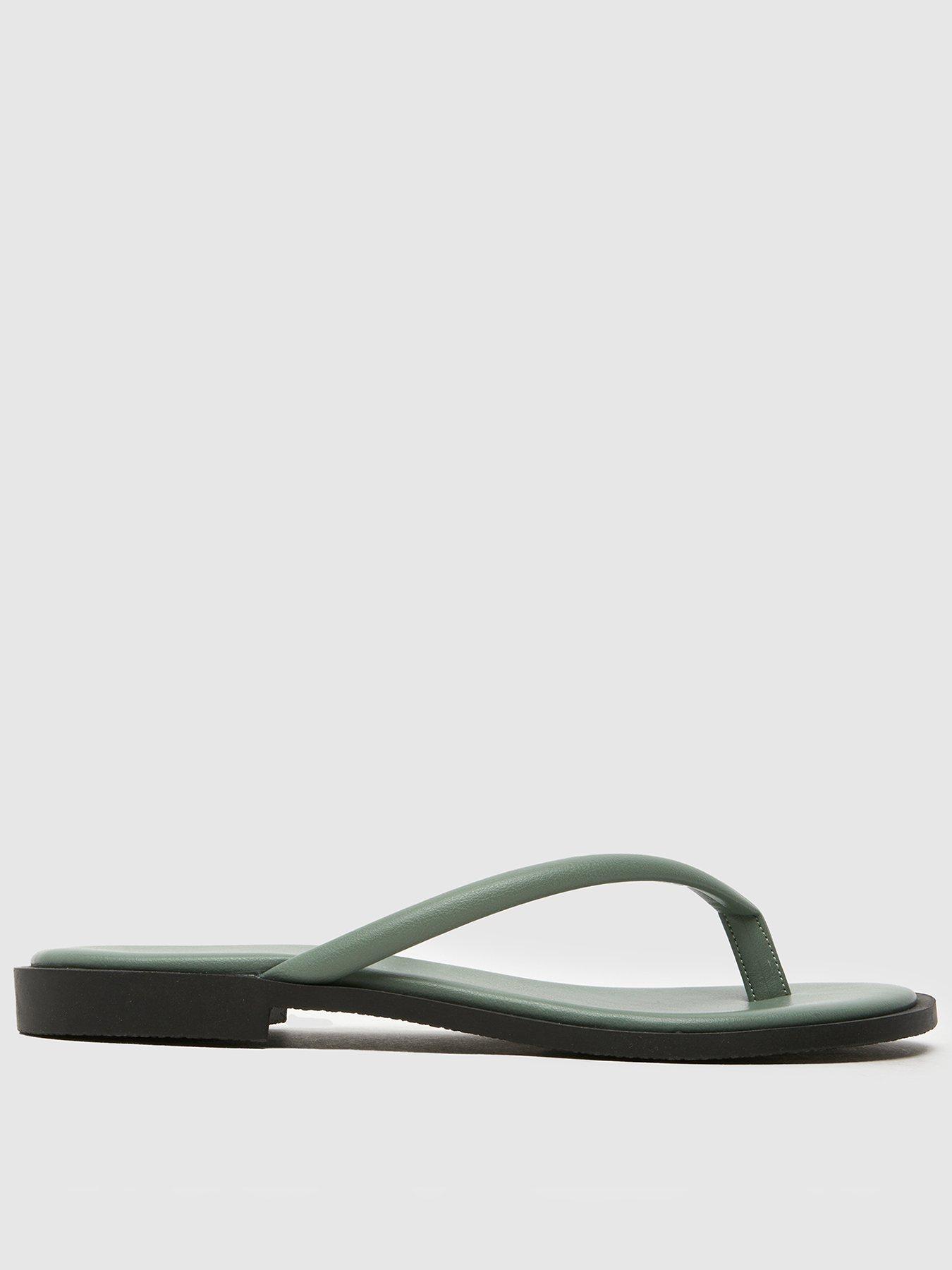 schuh-tulia-toe-post-flat-sandal-green