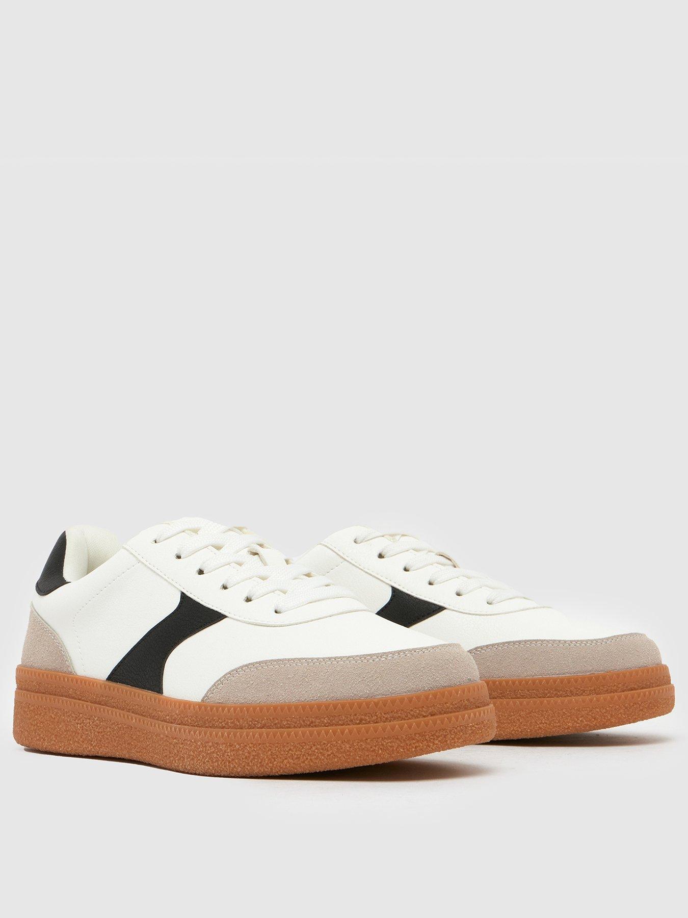 Image 2 of 4 of SCHUH Malani Gum Sole Trainers - Off White