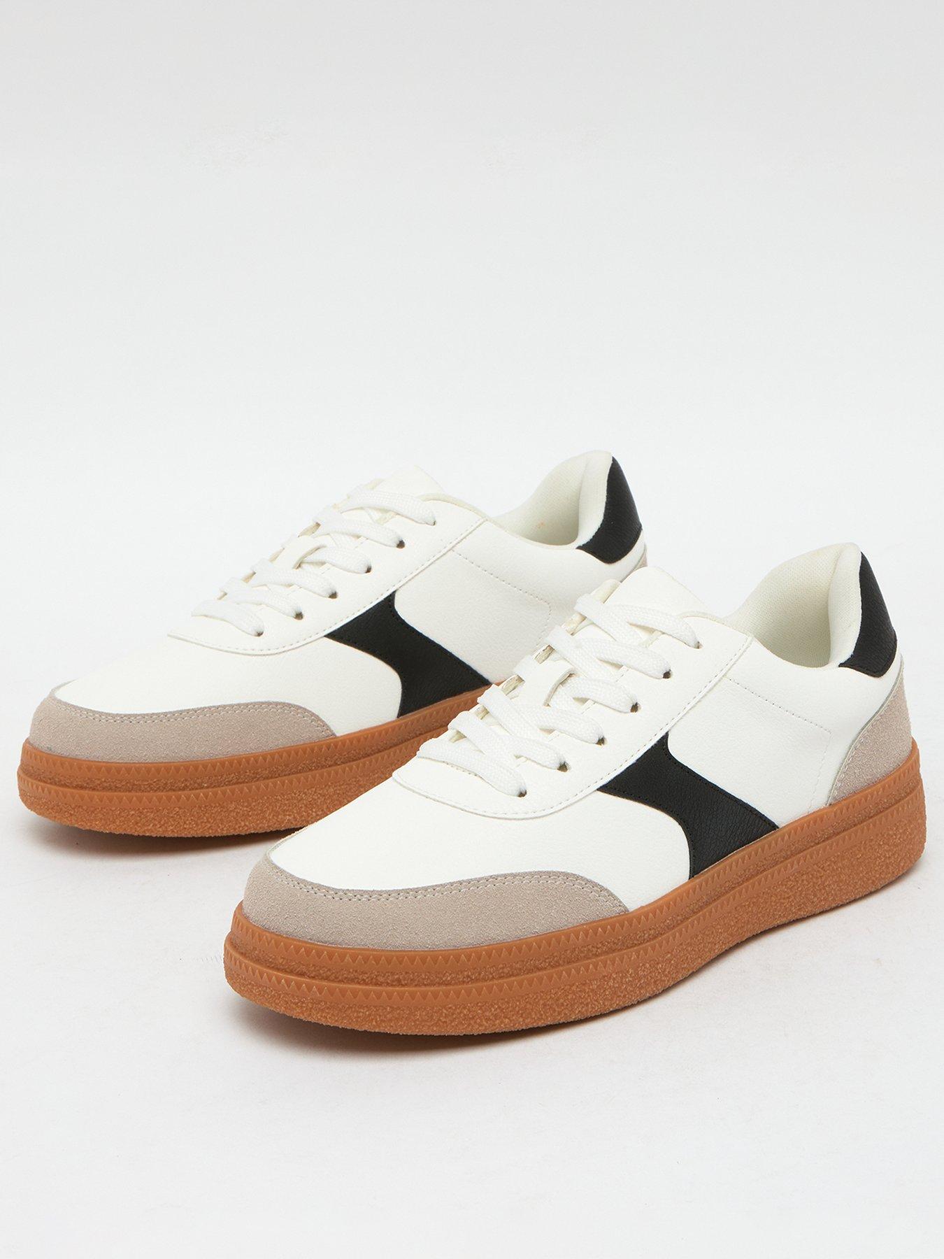 Image 3 of 4 of SCHUH Malani Gum Sole Trainers - Off White
