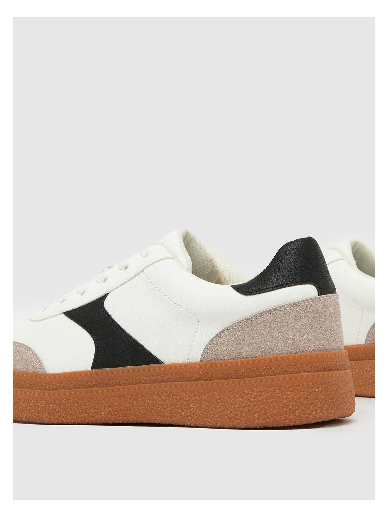 Image 4 of 4 of SCHUH Malani Gum Sole Trainers - Off White