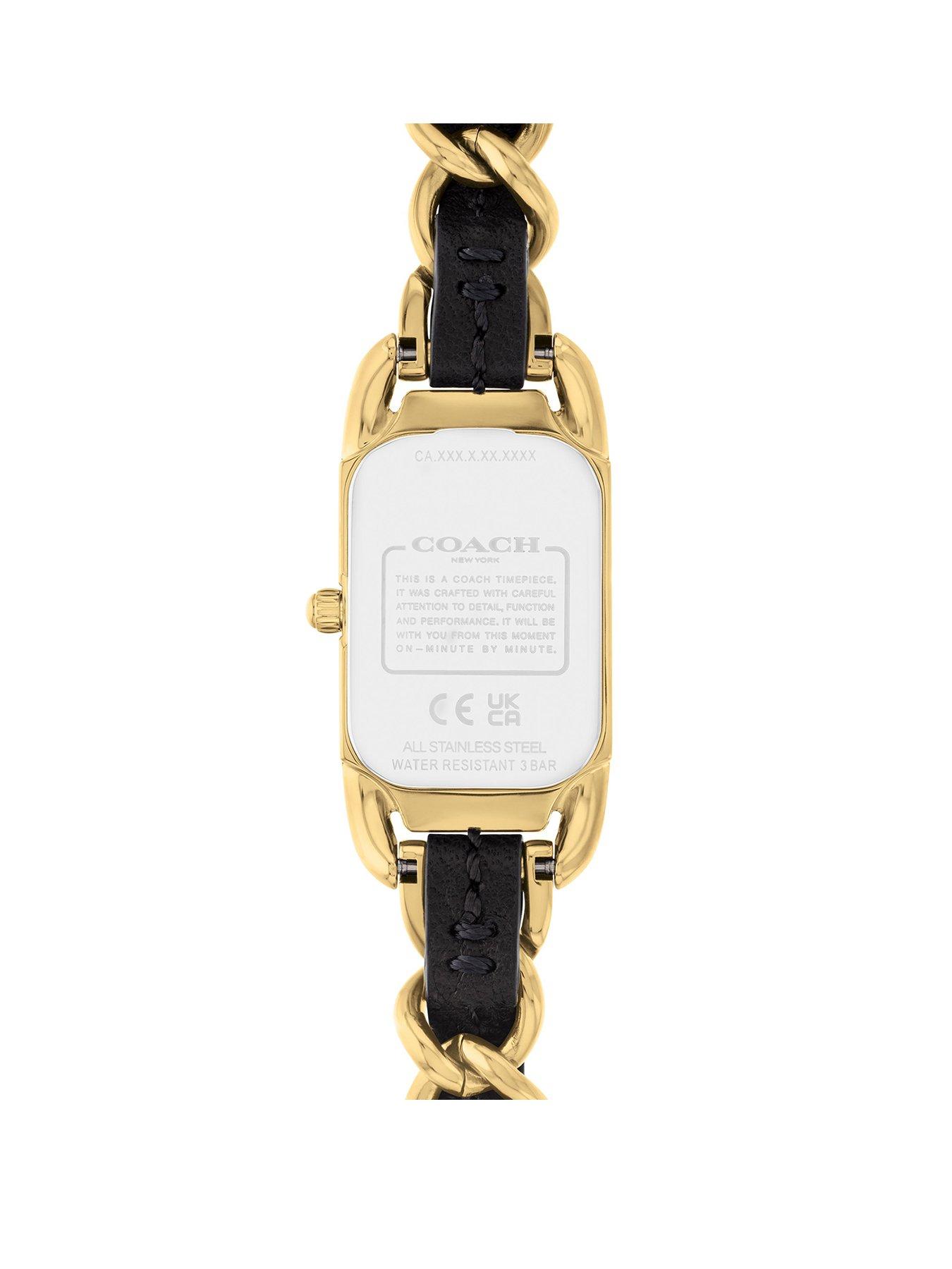 Image 2 of 5 of COACH Cadie Ladies watch Gold/Black