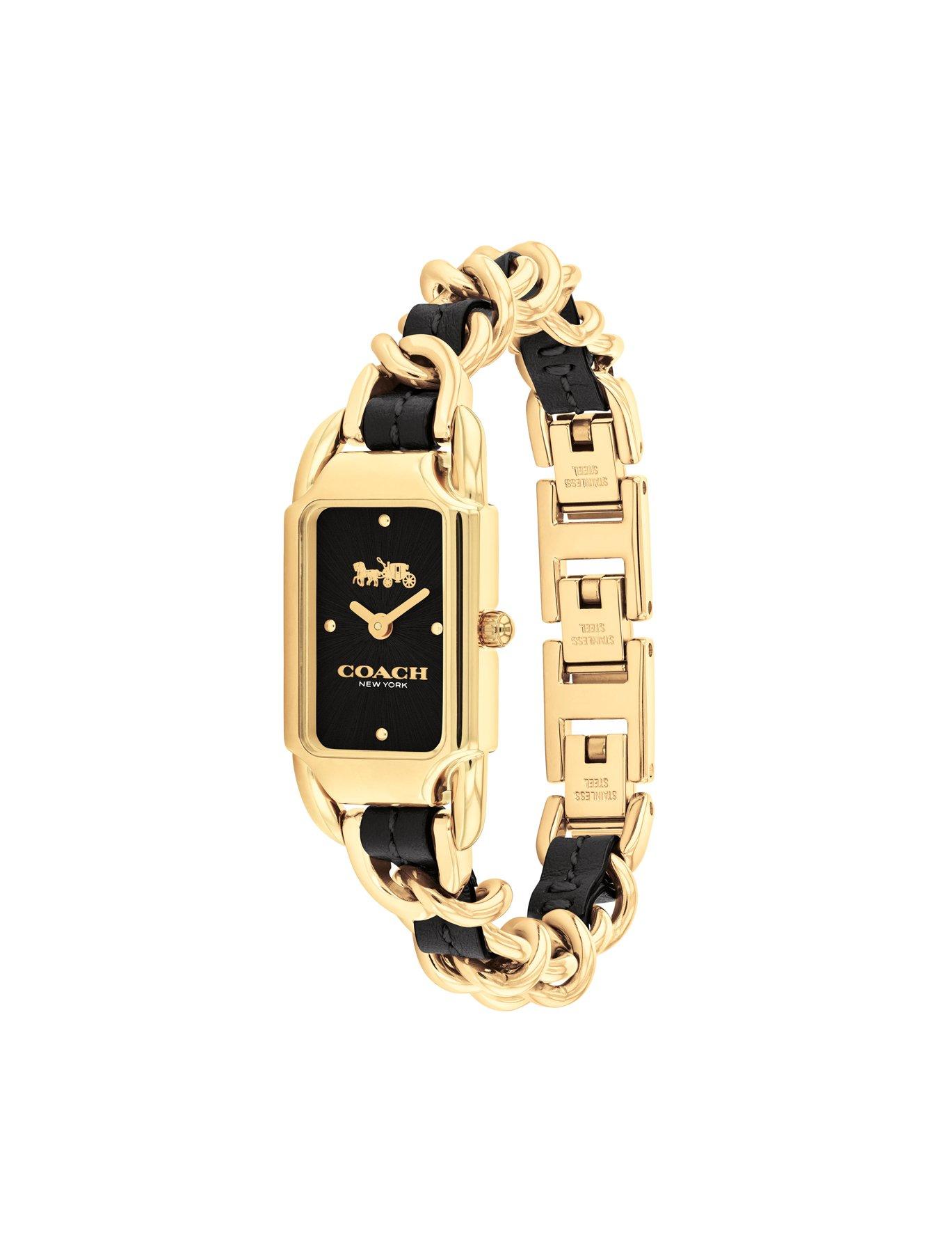 Image 3 of 5 of COACH Cadie Ladies watch Gold/Black