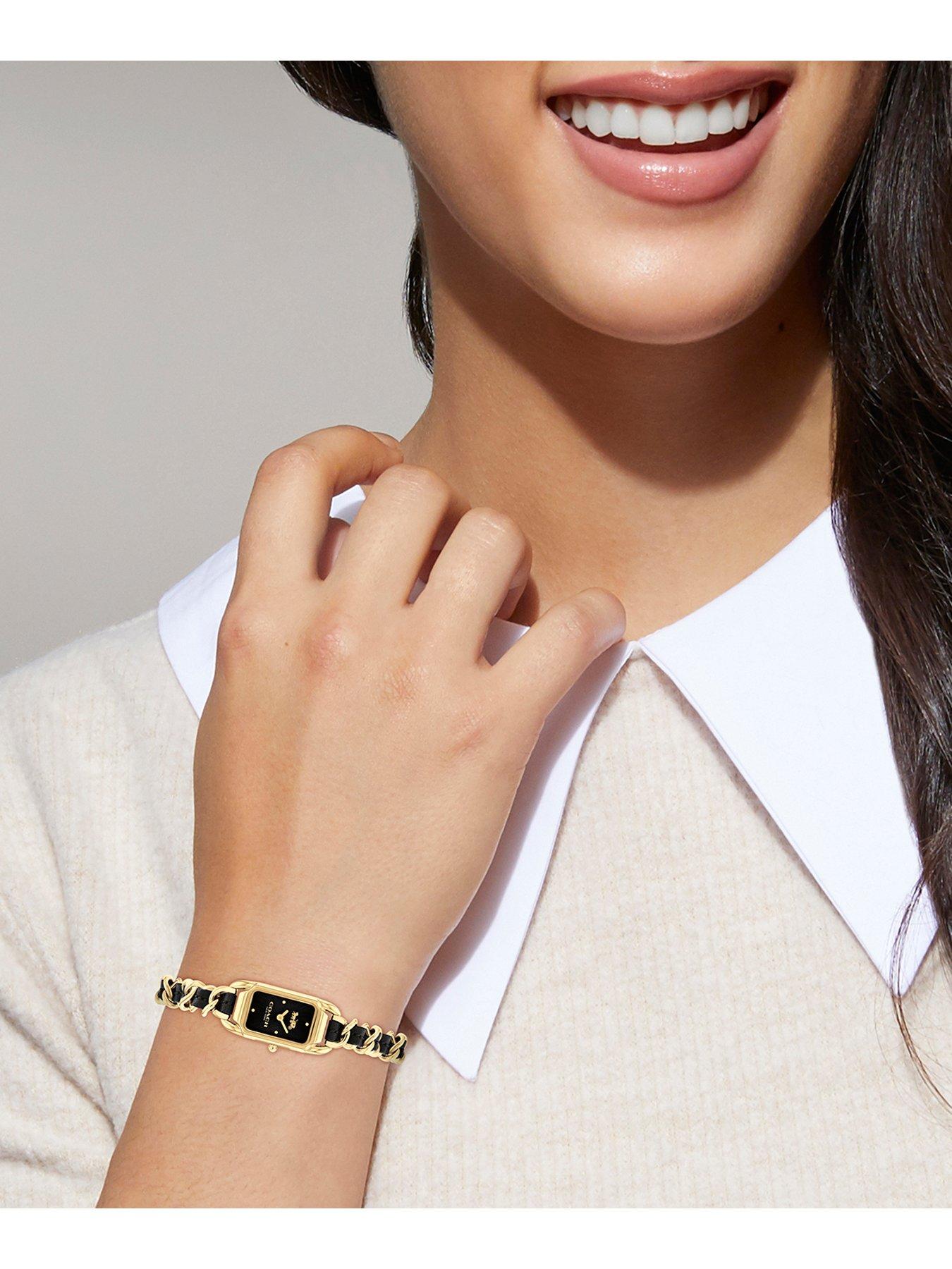 Image 5 of 5 of COACH Cadie Ladies watch Gold/Black