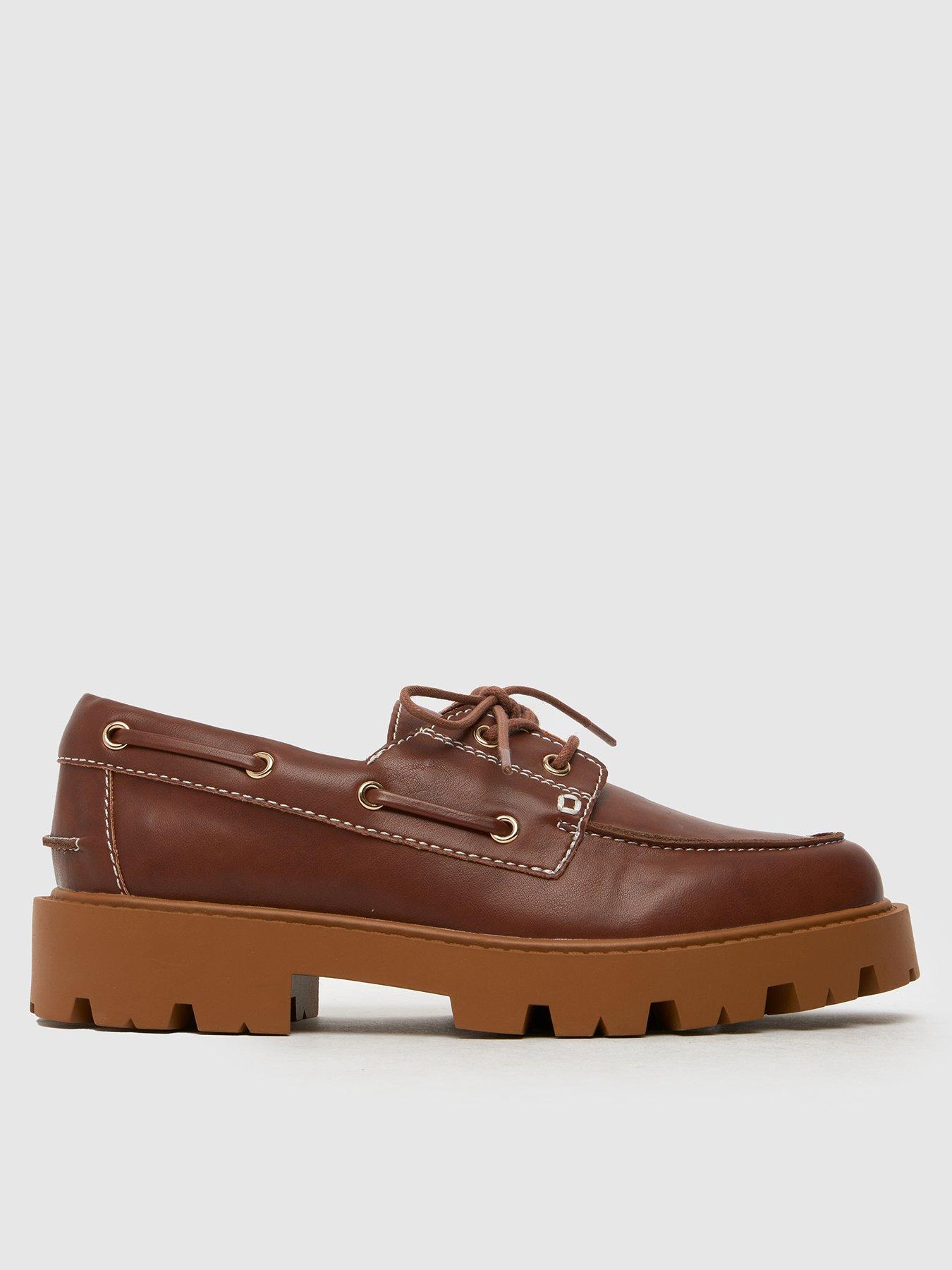 undefined Leora Boat Flat Shoe - Tan