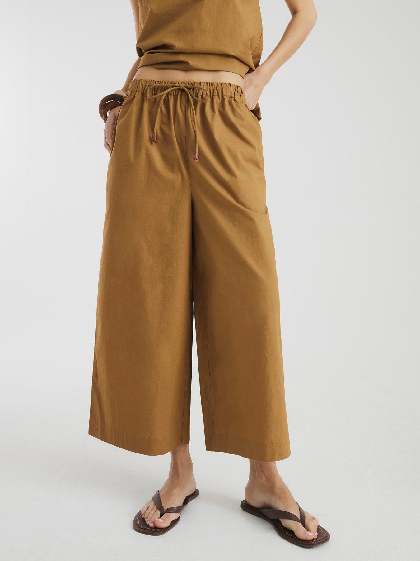 undefined Poplin Trouser - Khaki