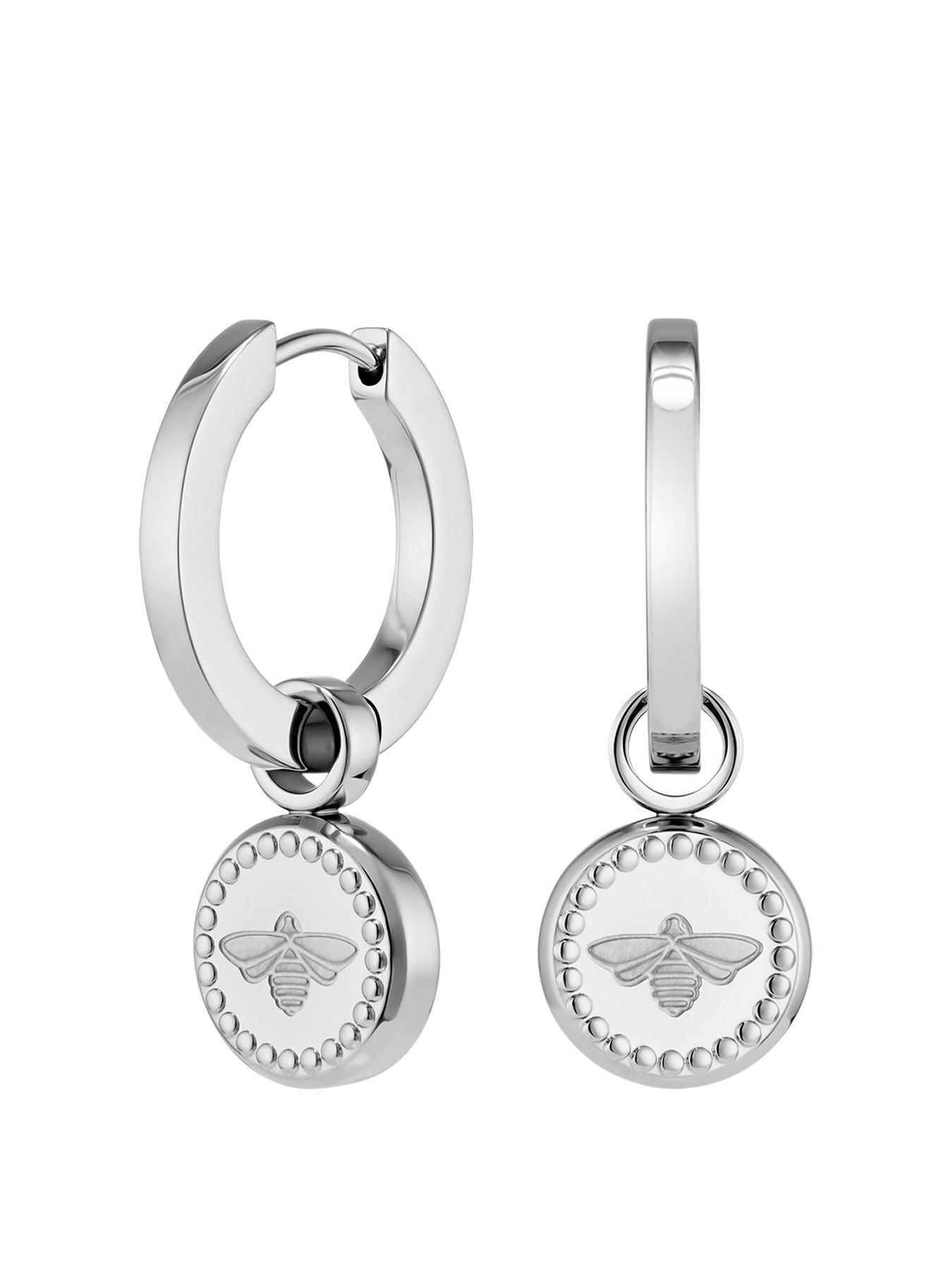 Olivia Burton Charms Ladies Earrings Silver