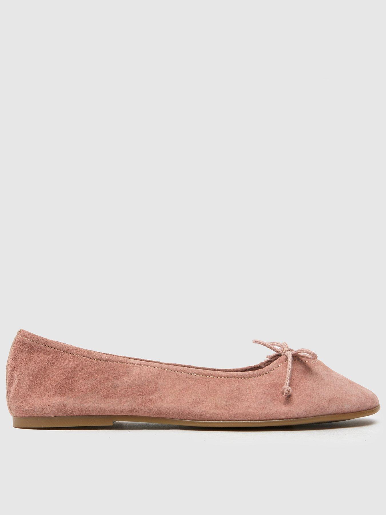 undefined Lambert Suede Ballerina - Pink