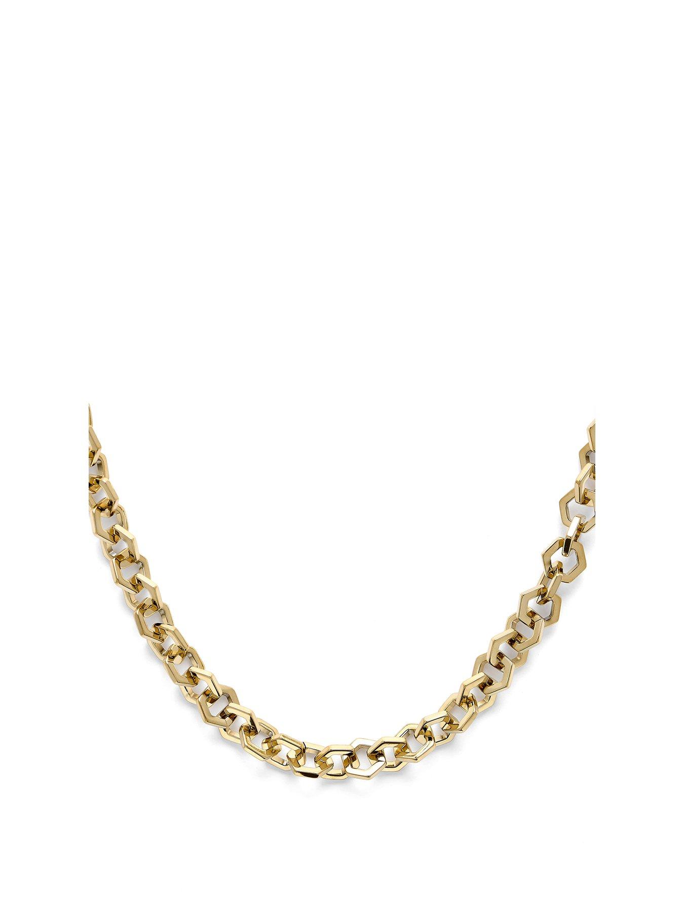 undefined Honeycomb  Ladies Necklace Gold