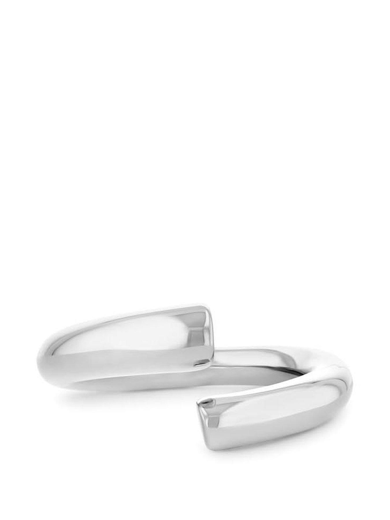 Calvin Klein CK Spiral Ladies Ring SILVER