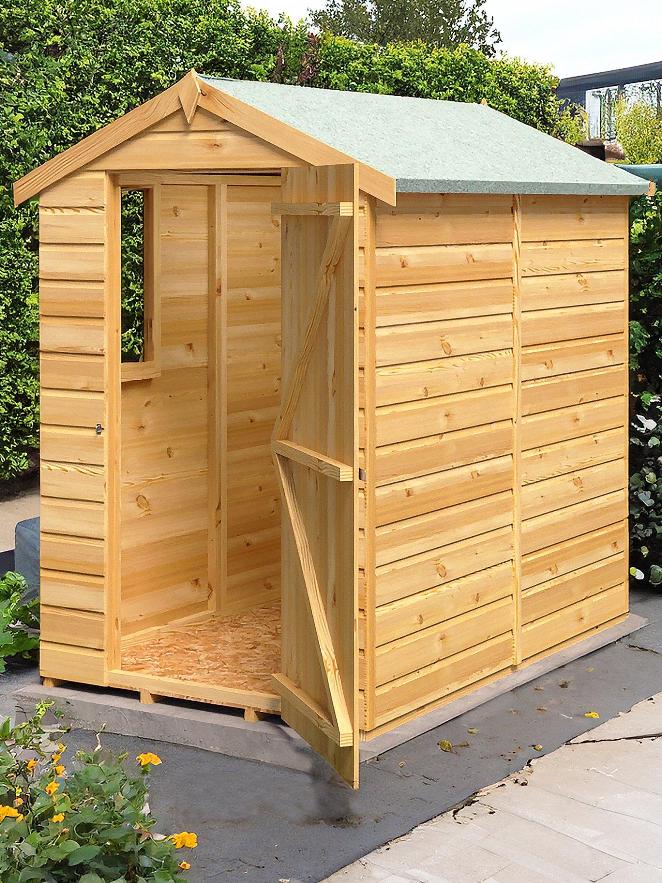 Image 1 of 7 of Shire Shetland Shiplap Dip Treated Apex Shed
