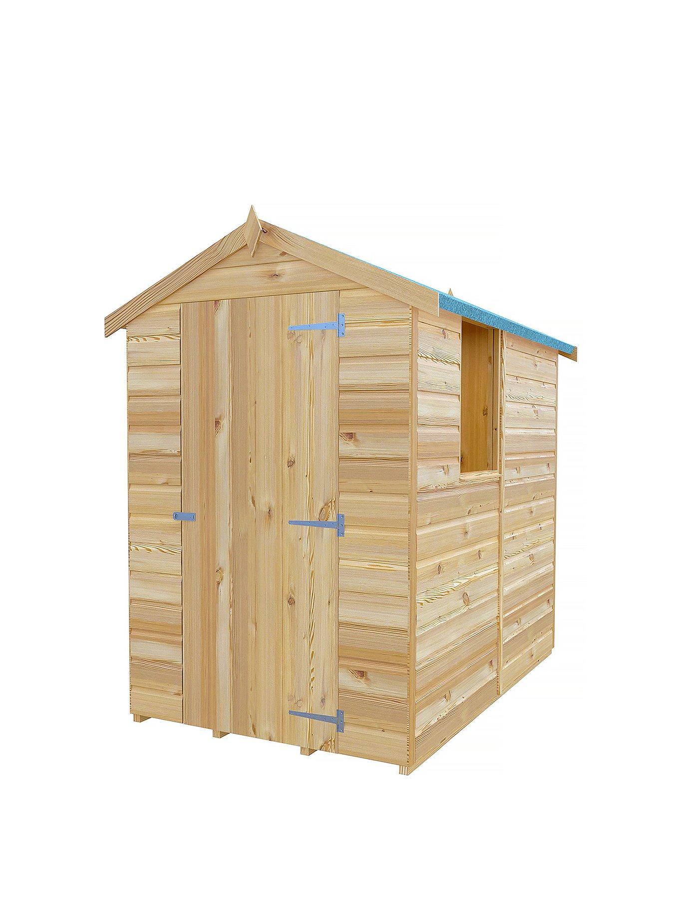 Image 2 of 7 of Shire Shetland Shiplap Dip Treated Apex Shed