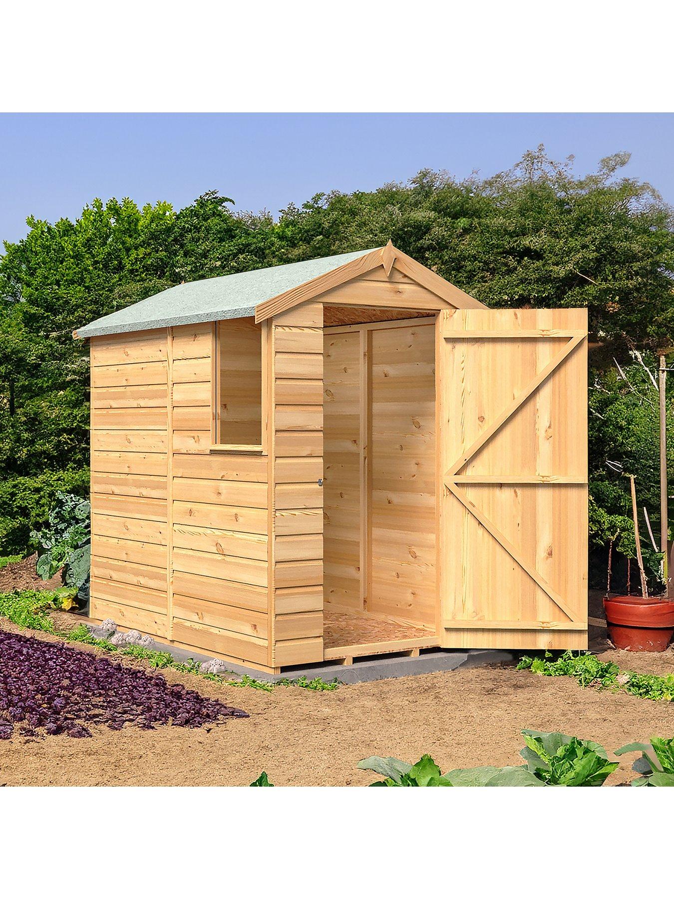Image 3 of 7 of Shire Shetland Shiplap Dip Treated Apex Shed