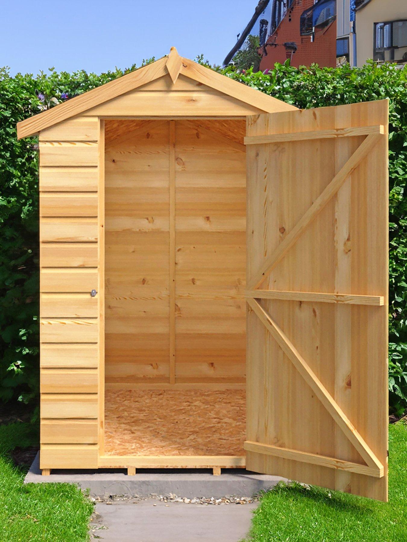 Image 4 of 7 of Shire Shetland Shiplap Dip Treated Apex Shed