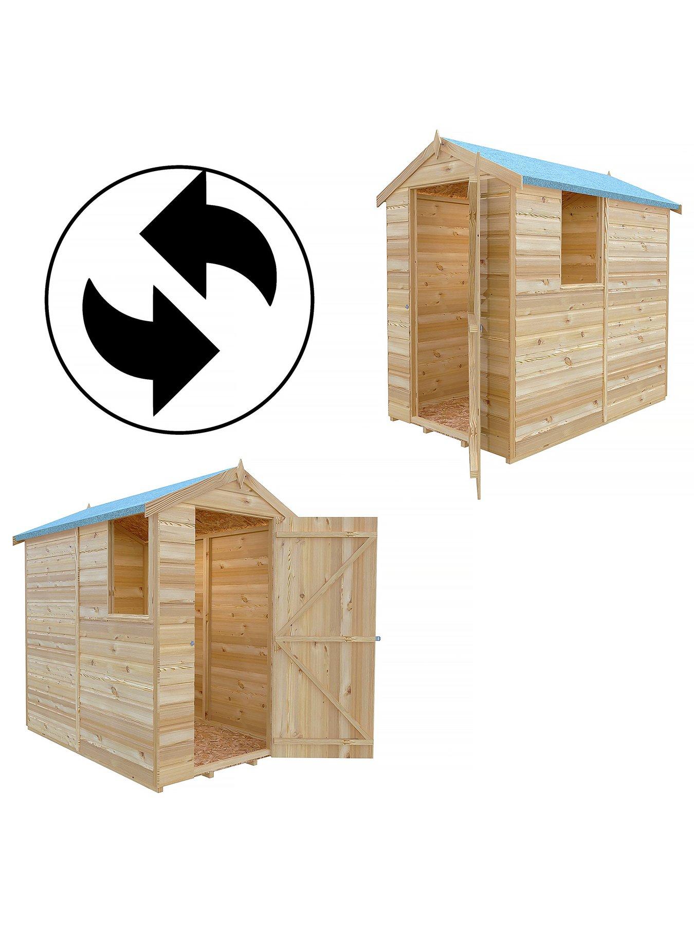 Image 5 of 7 of Shire Shetland Shiplap Dip Treated Apex Shed