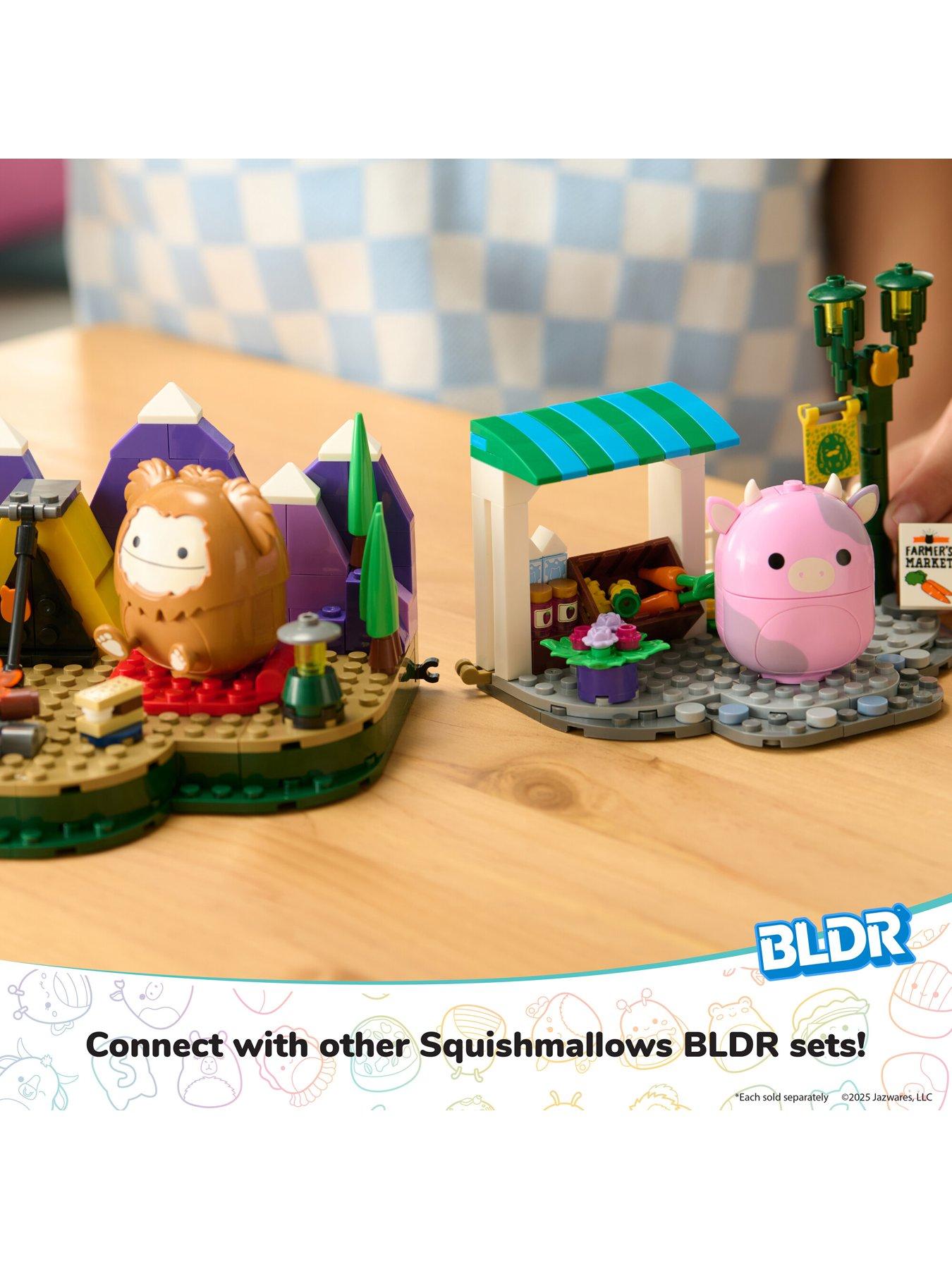 Image 6 of 8 of Squishmallows CNS - Squishmallows Building Set Medium playset &amp; 2_2" Buildable Figures) Squishmallows Campout With Cam and Benny (INTL)