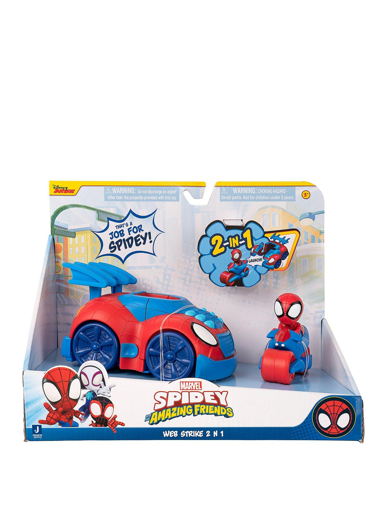 Image 1 of 7 of Spiderman Web Strike 2-in-1&nbsp;Vehicle