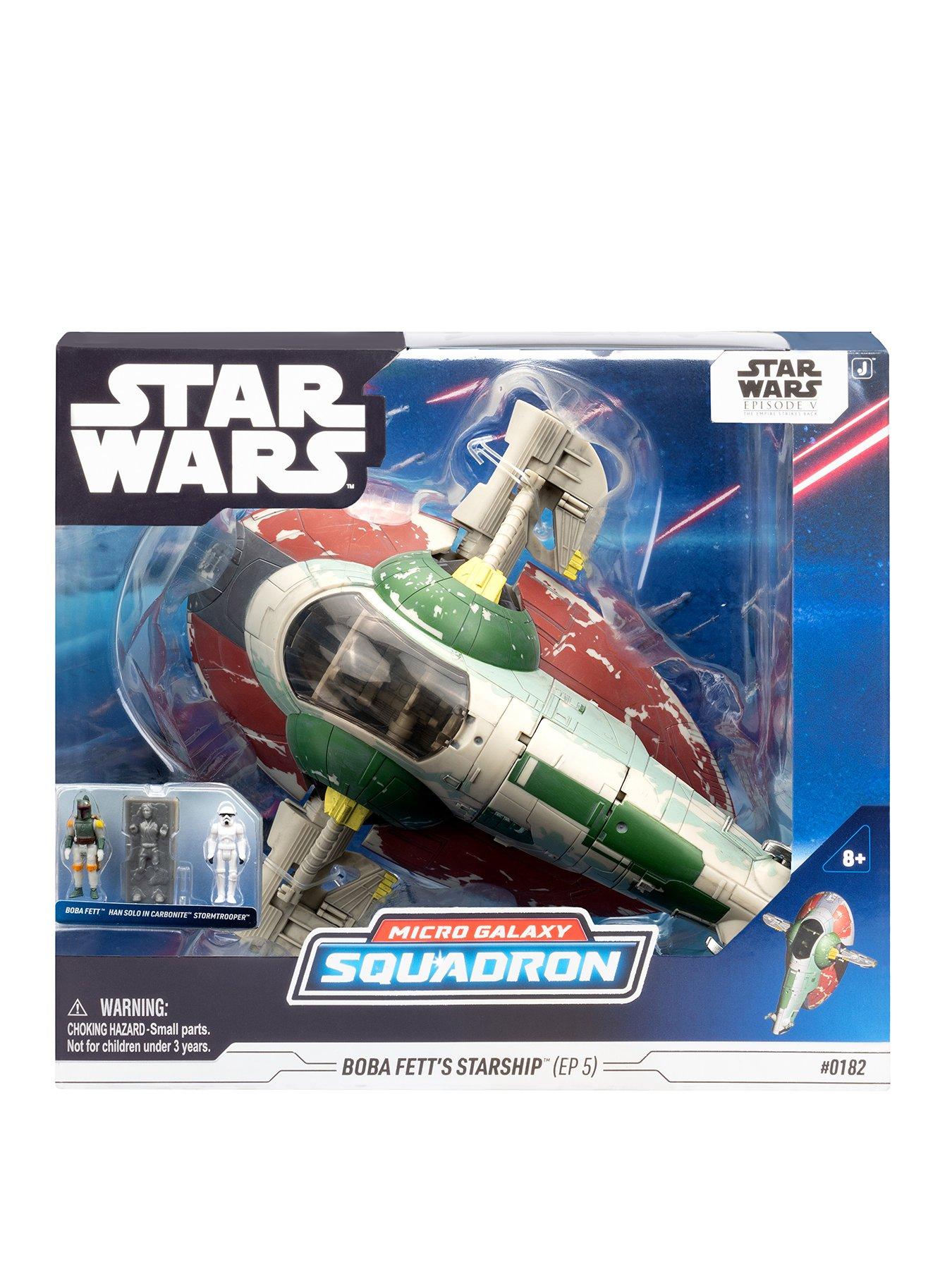 Image 1 of 7 of Star Wars Micro Galaxy Squadron Boba Fett's Starship (Ep 5) - 7-Inch Vehicle