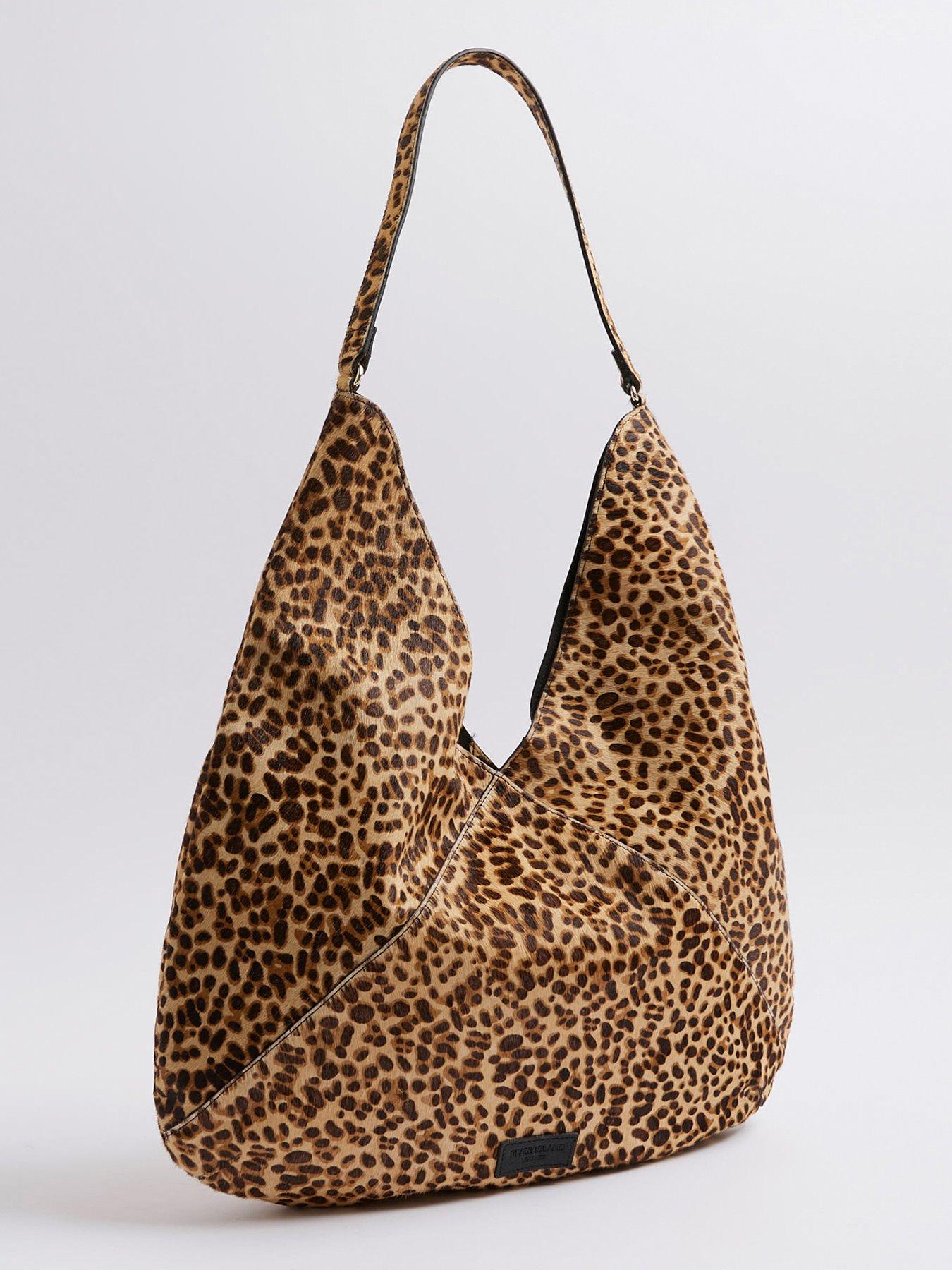 Image 3 of 5 of River Island Oversized Pony Rope Slouch - Brown