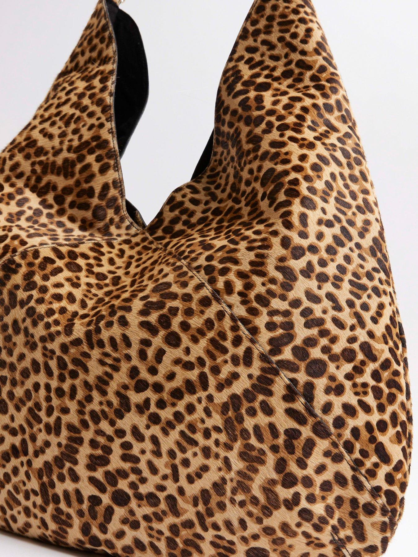 Image 5 of 5 of River Island Oversized Pony Rope Slouch - Brown