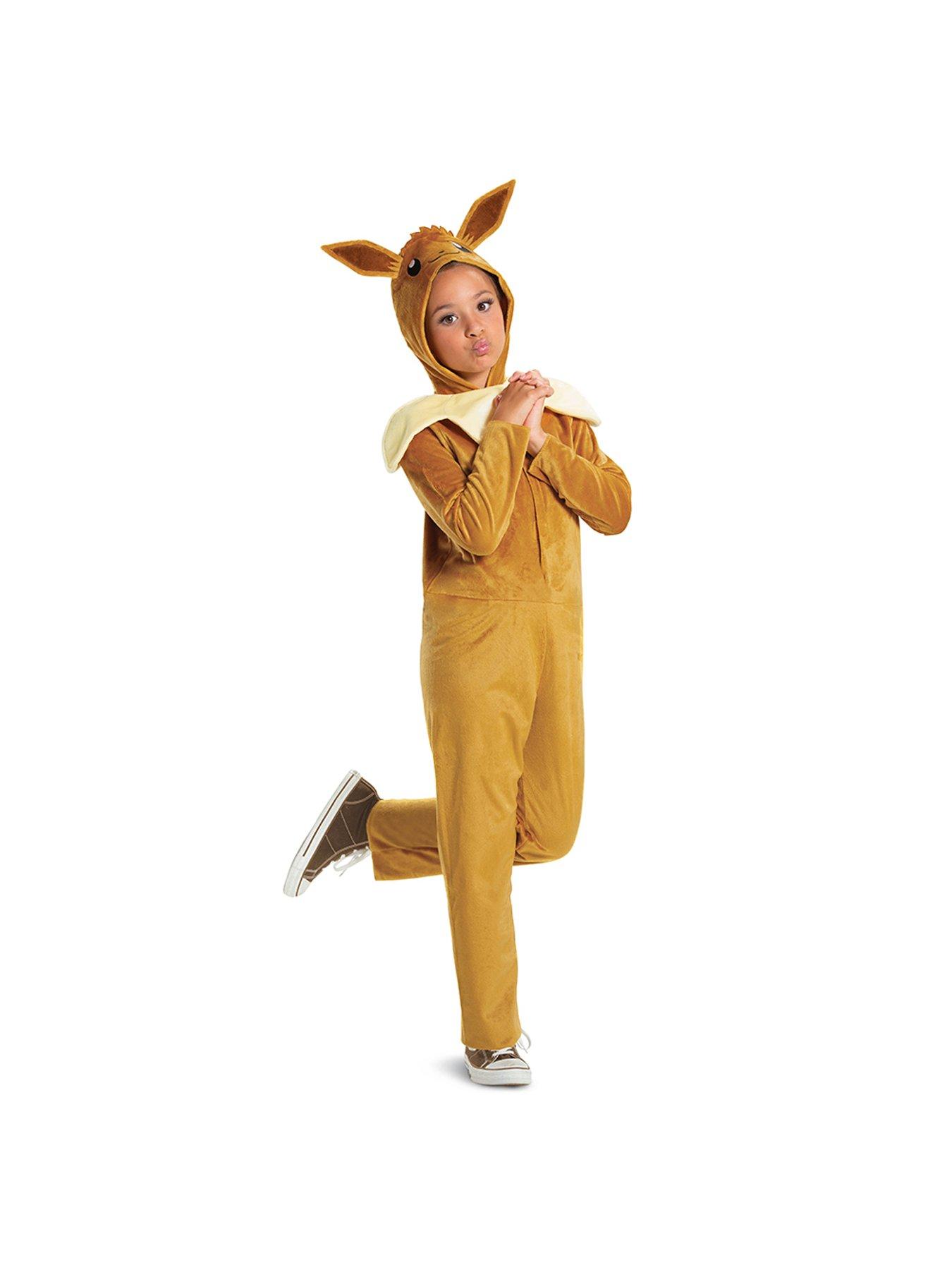 Pokemon Eevee Hooded Jumpsuit Classic Costume