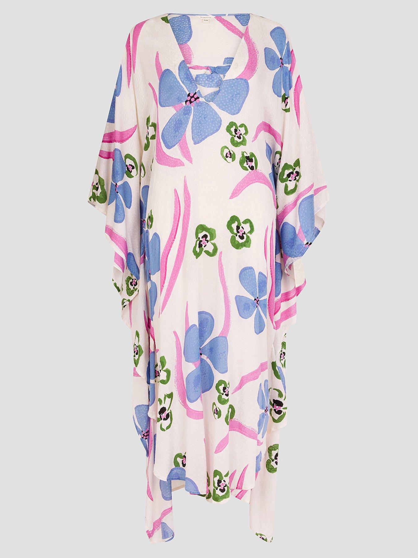 Image 3 of 5 of Monsoon Fiona Kaftan - Ivory