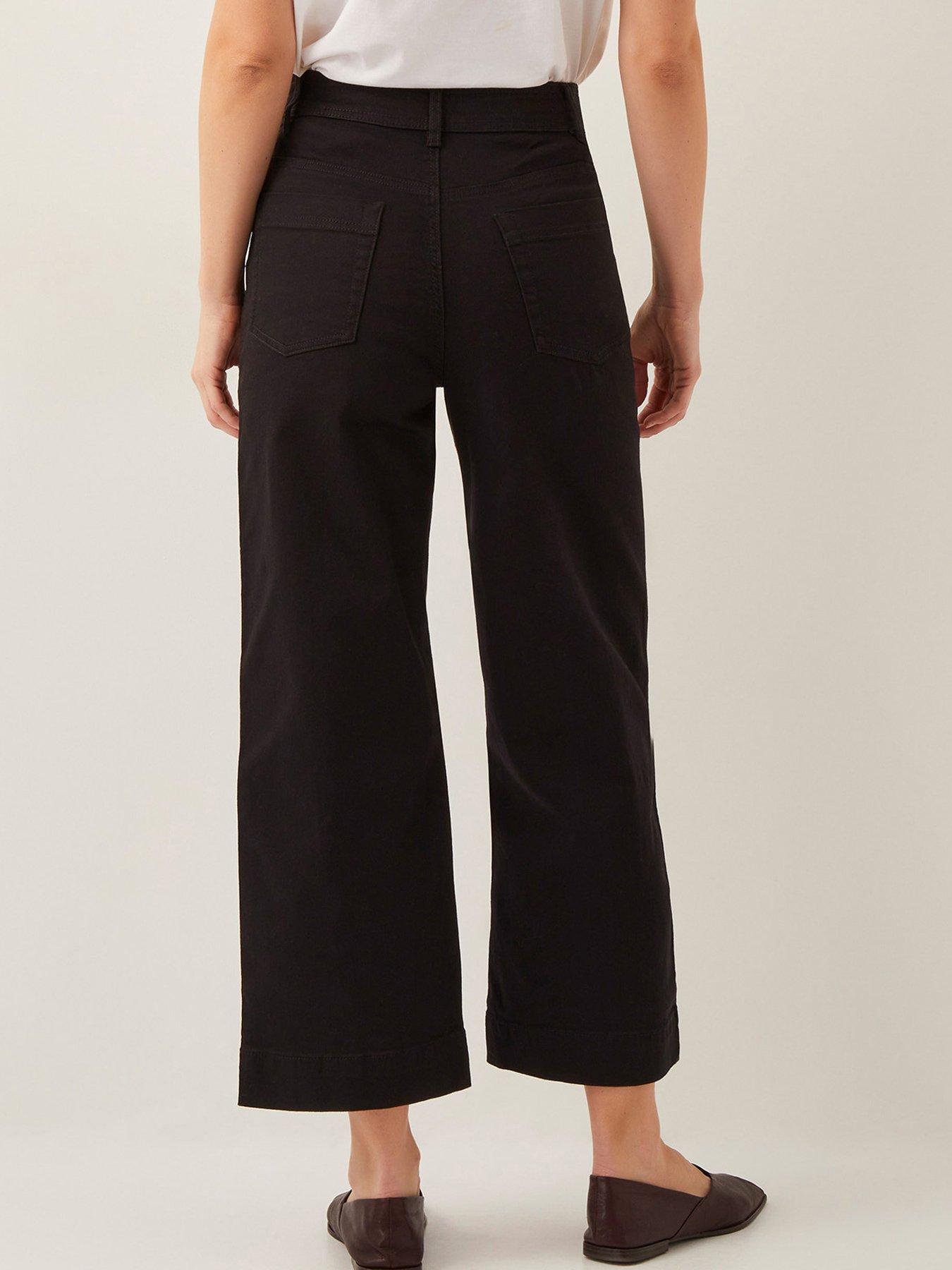 Image 2 of 4 of Monsoon Hallie Crop Jean - Black