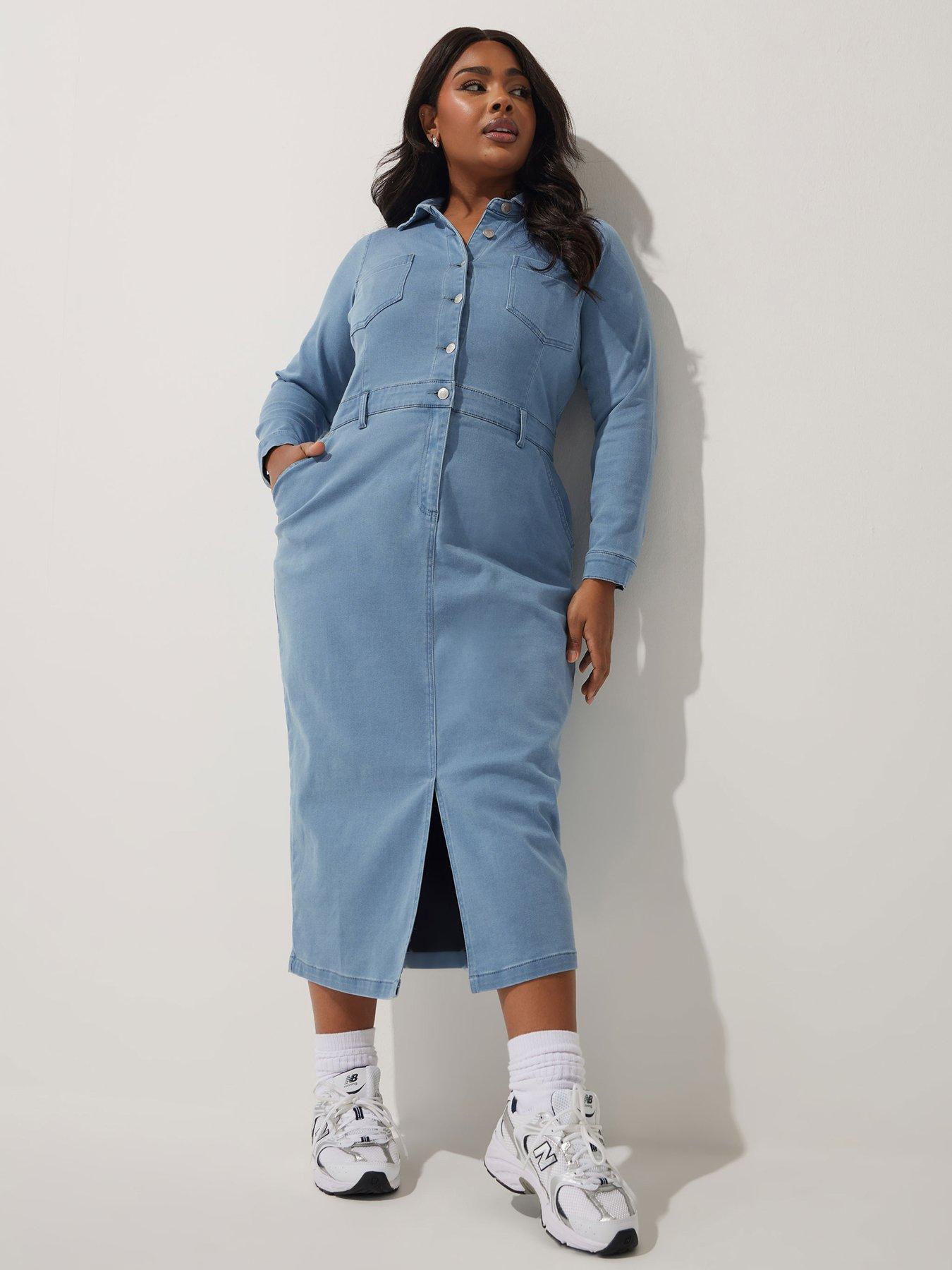 undefined Denim Dress