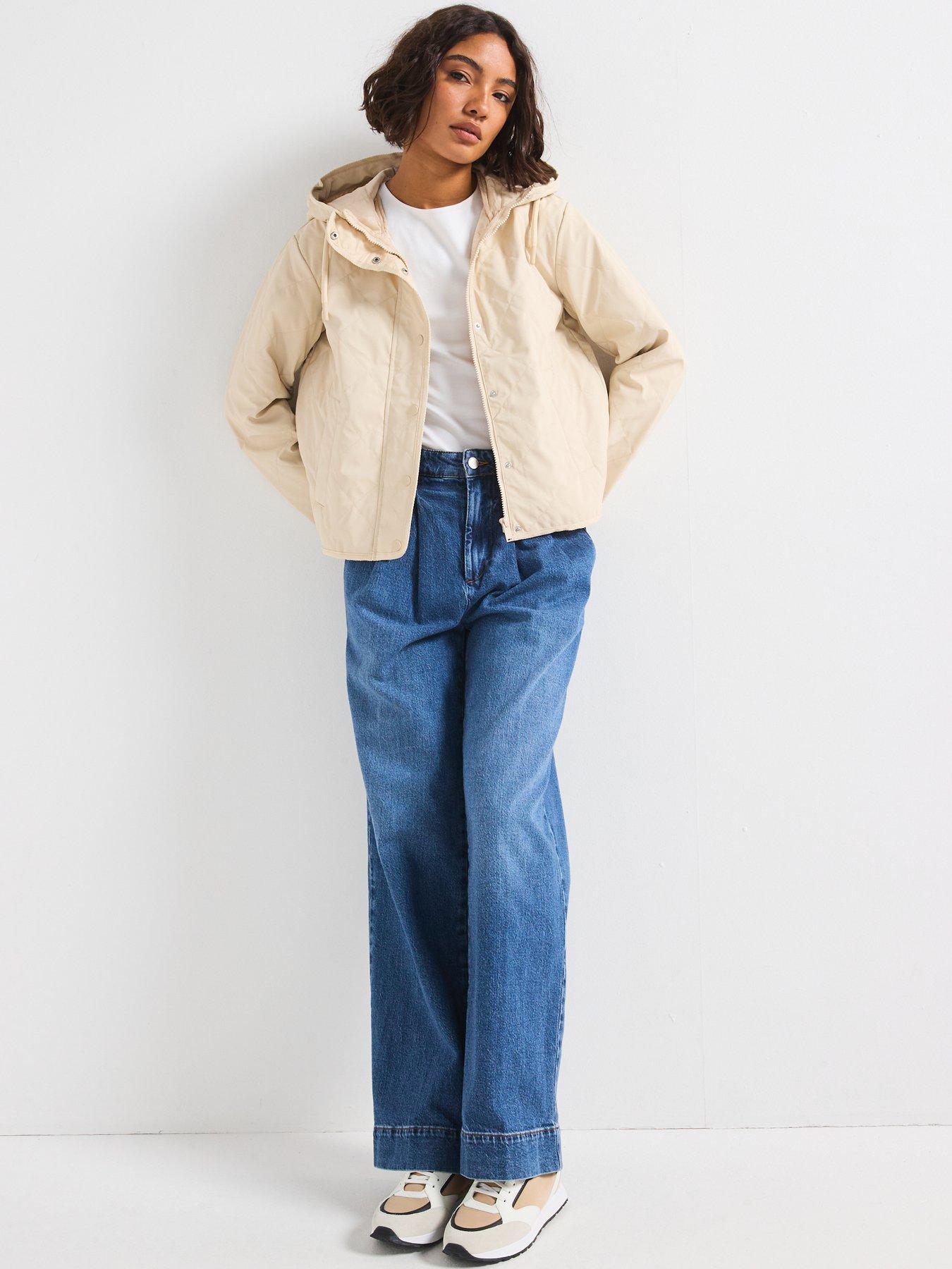 Vero Moda Hooded Short Jacket Beige Very