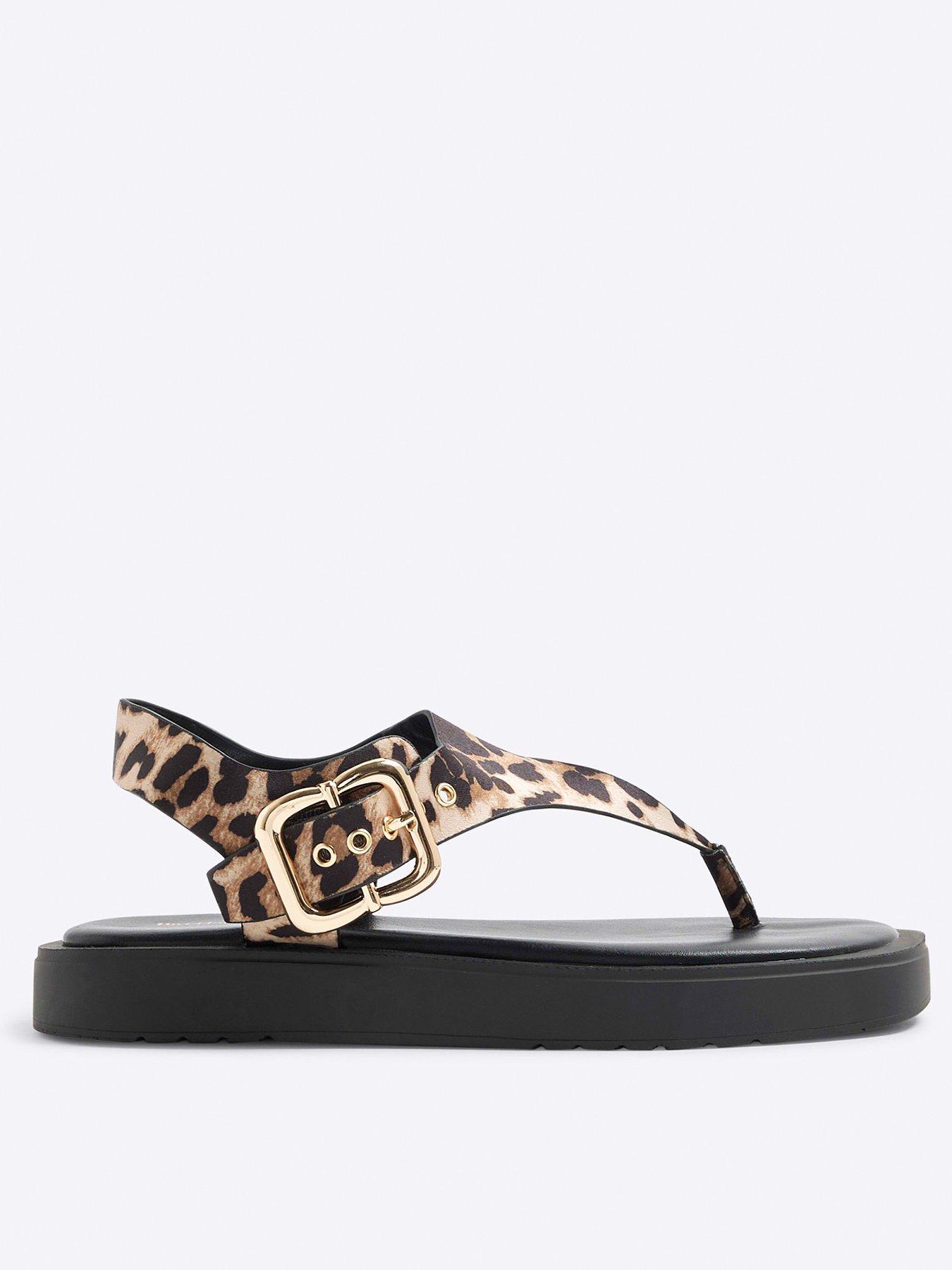 undefined Toe Thong Footbed - Dark Beige