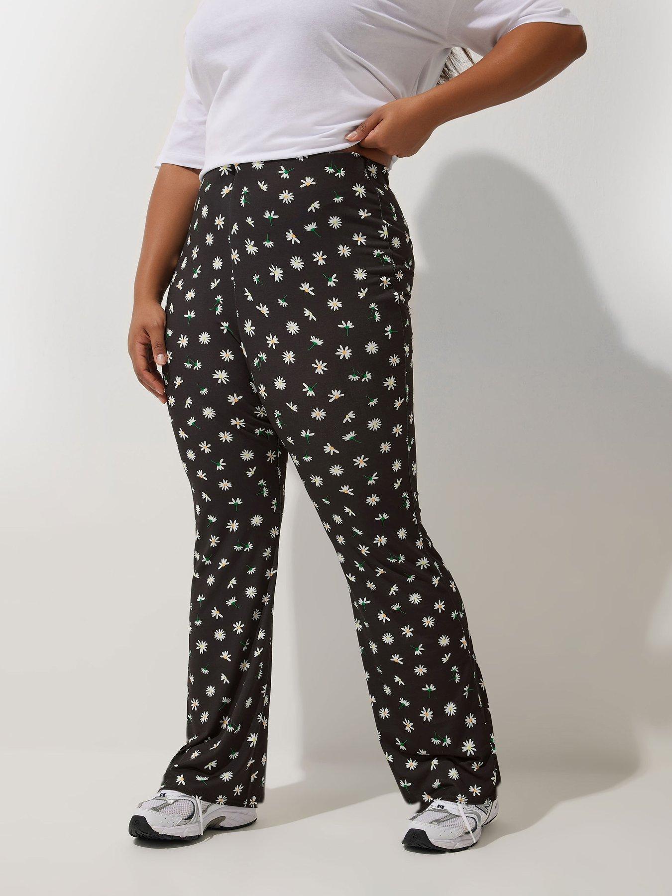 undefined Daisy Flared Trouser - Black