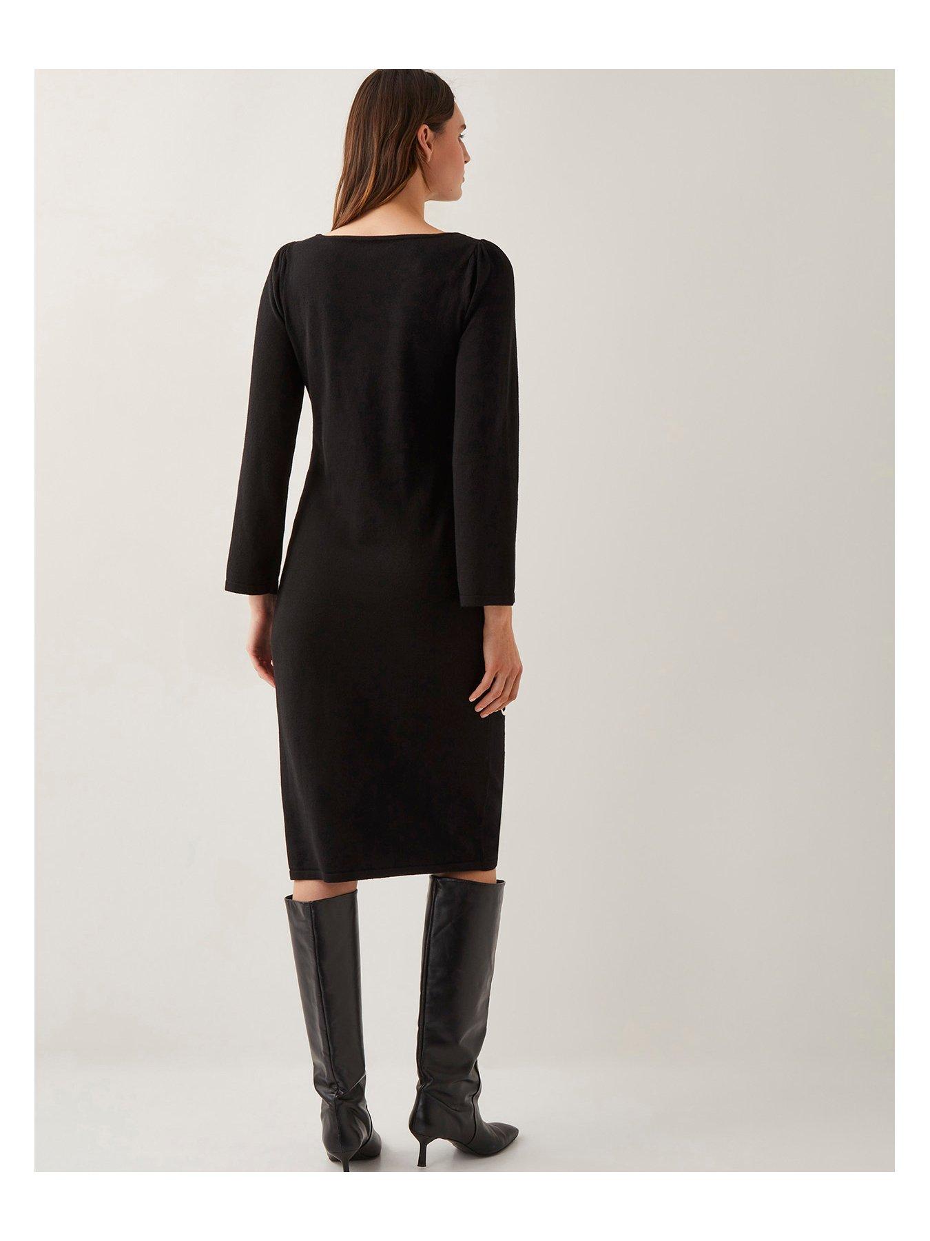 Image 2 of 4 of Monsoon Cee Cornelli Dress - Black