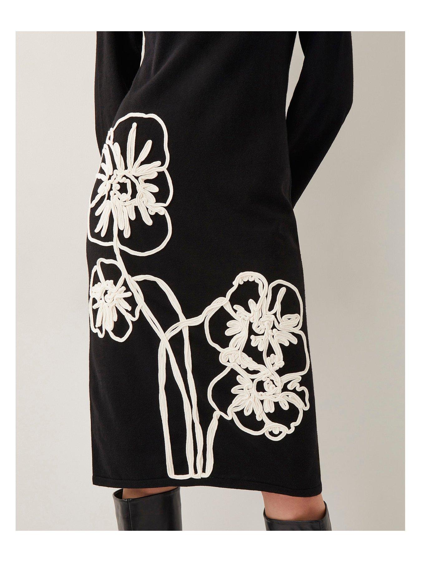 Image 3 of 4 of Monsoon Cee Cornelli Dress - Black