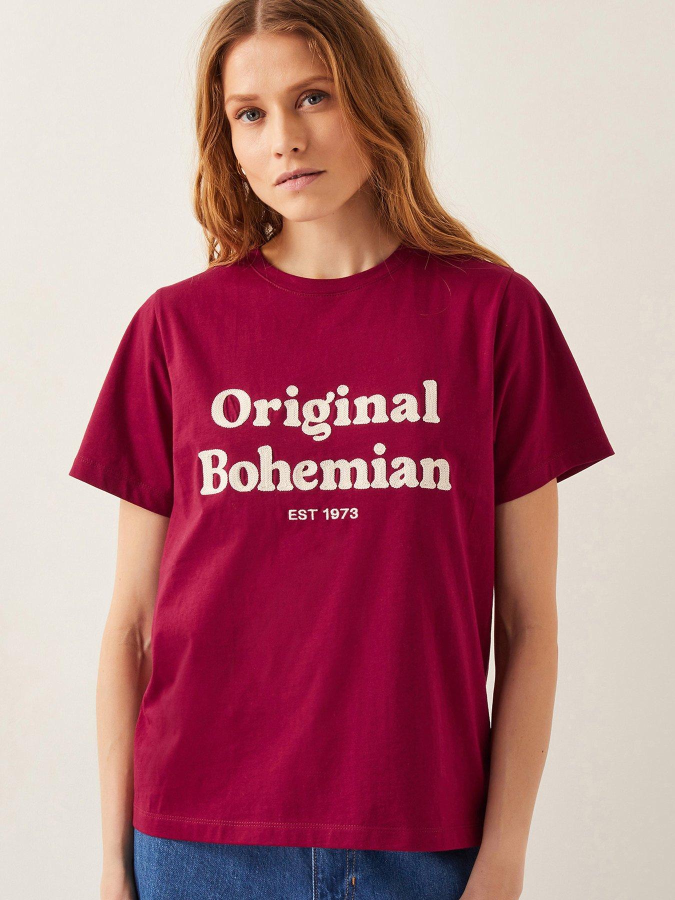 undefined Sloan Slogan T-Shirt - Red