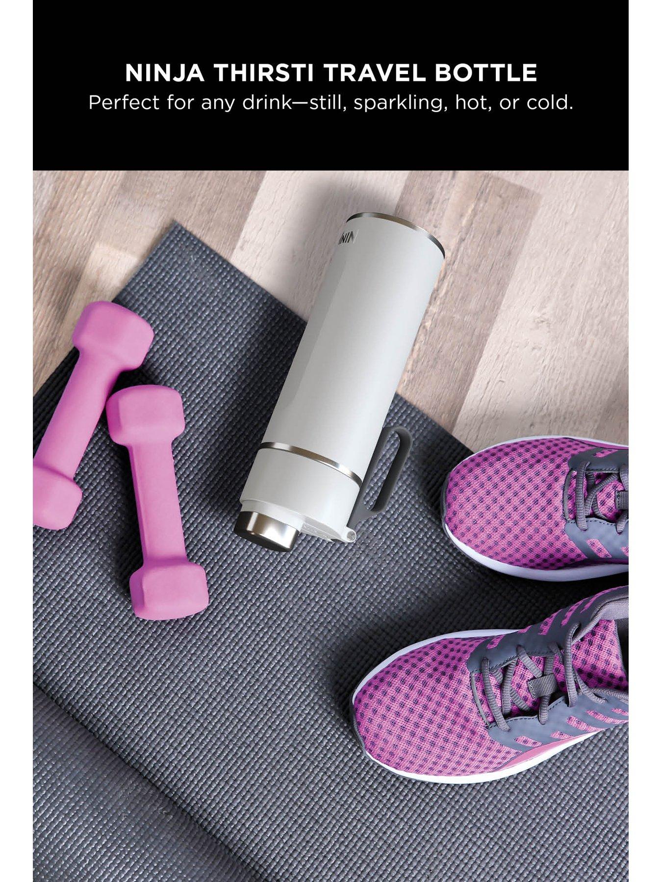 Image 3 of 6 of NINJA Thirsti 530ml Travel Bottle - White