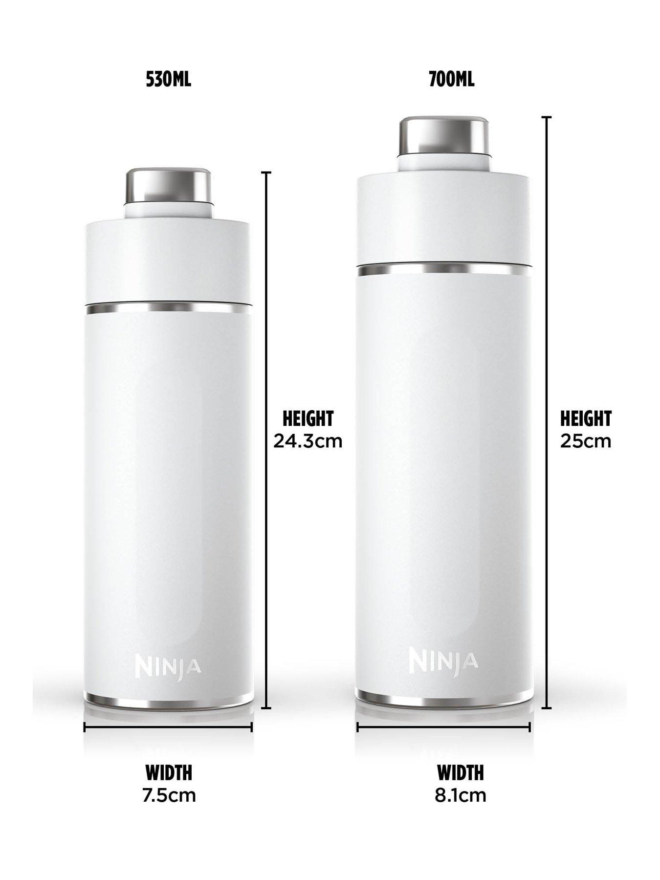 Image 6 of 6 of NINJA Thirsti 530ml Travel Bottle - White