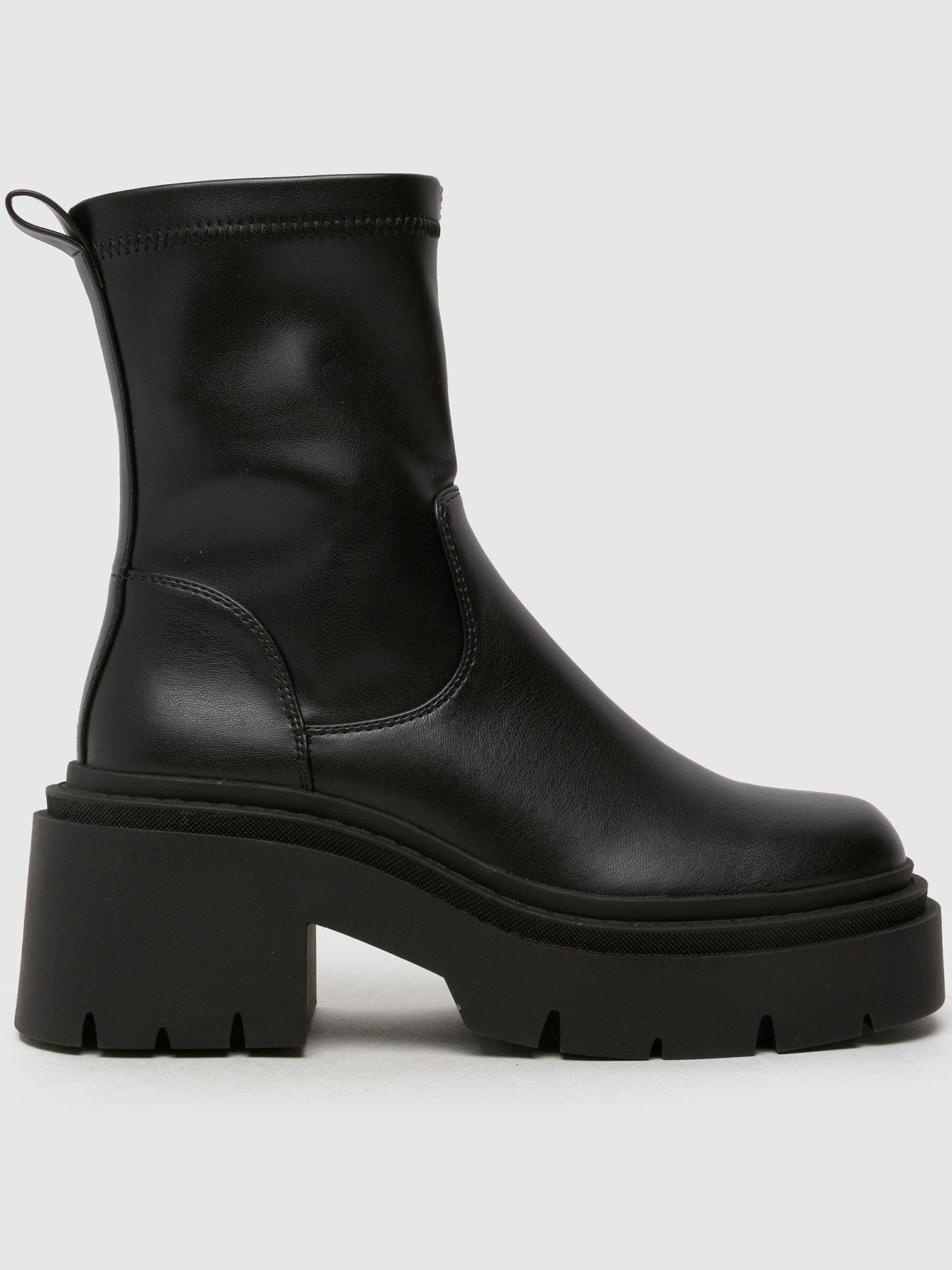 undefined Aleah Chunky Sock Boot - Black