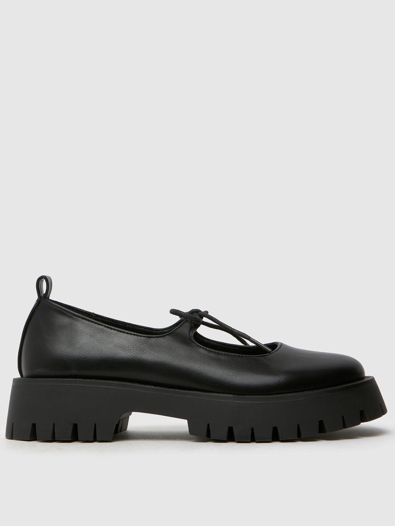 undefined Liya Chunky Tie Up Mary Jane - Black